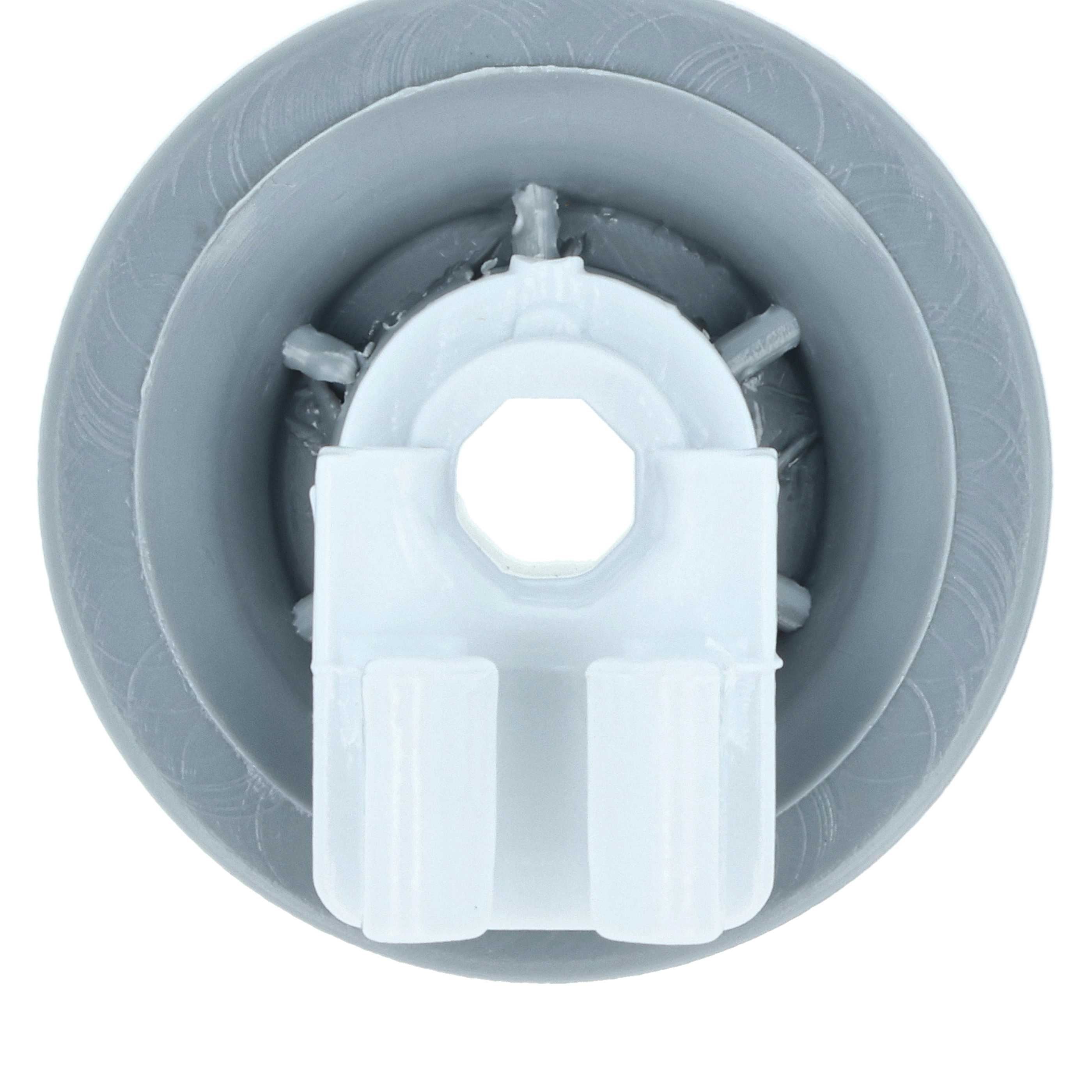 4x Korbrolle Unterkorb passend für Blaupunkt, Constructa, Balay, Pitsos Geschirrspüler u.a. - ⌀ 31 mm
