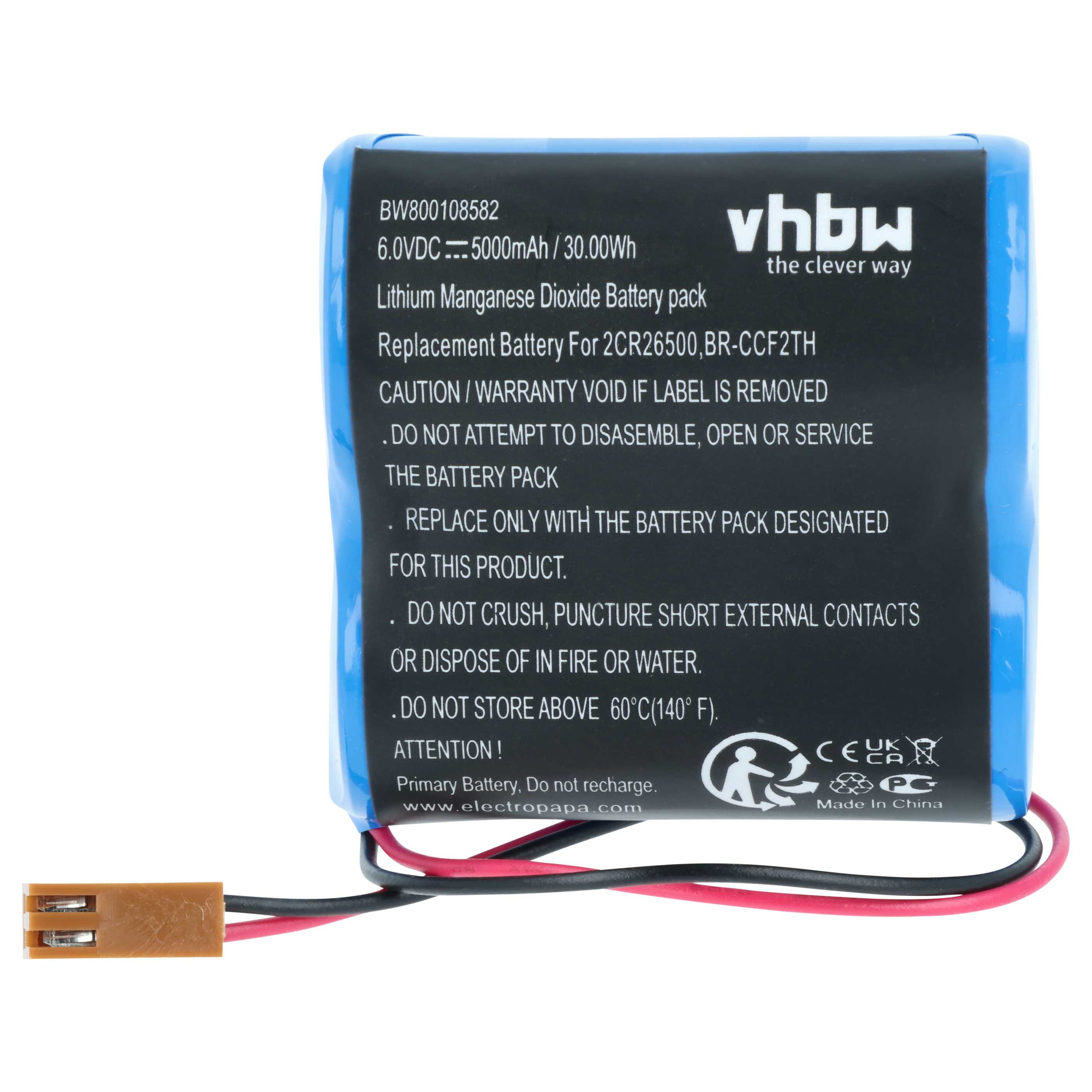 RAID Controller Battery replaces BR-CCF2TH - 5000 mAh 6 V Li-Ion