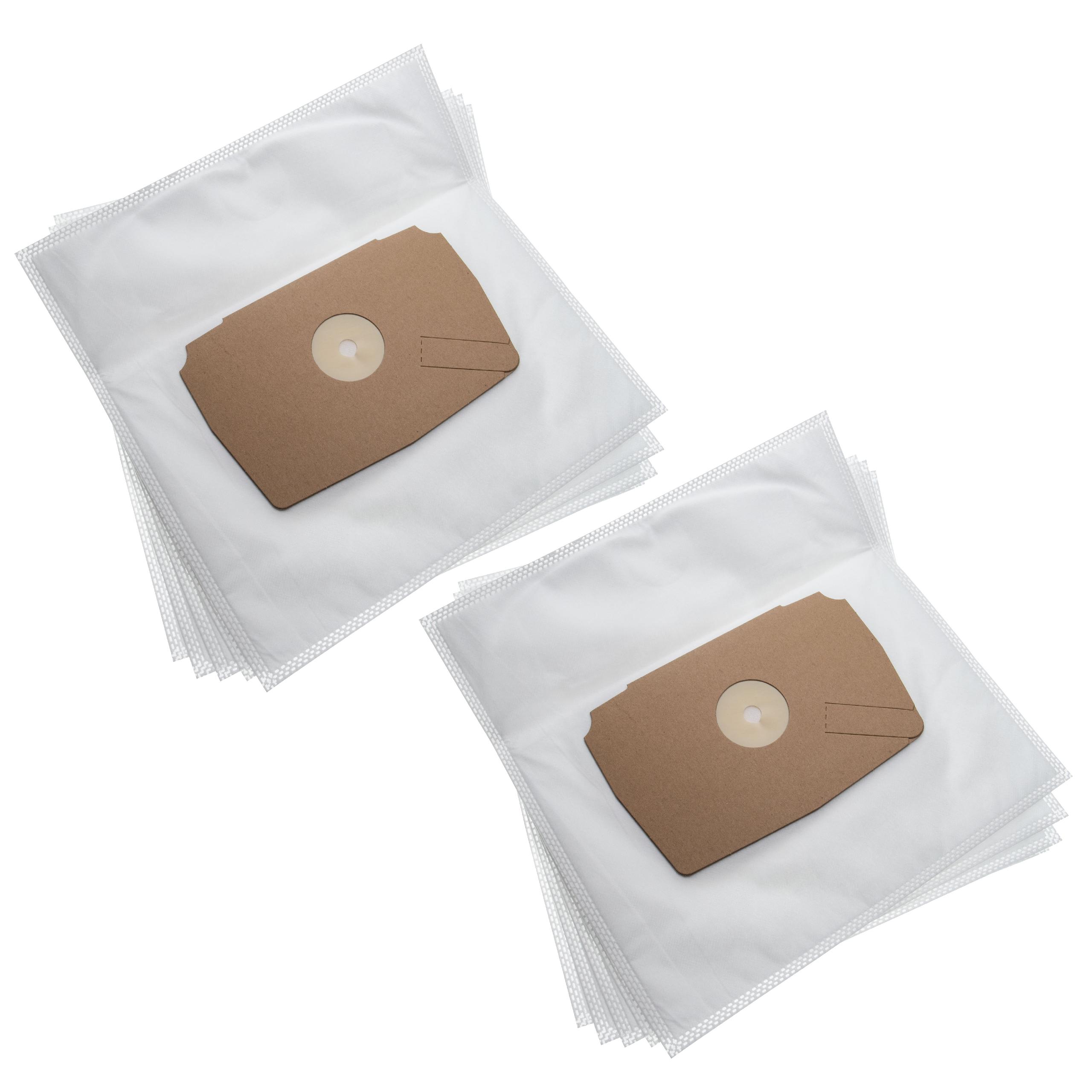 10x Sac remplace Lux 11585004 pour aspirateur Lux - microfibre non tissée
