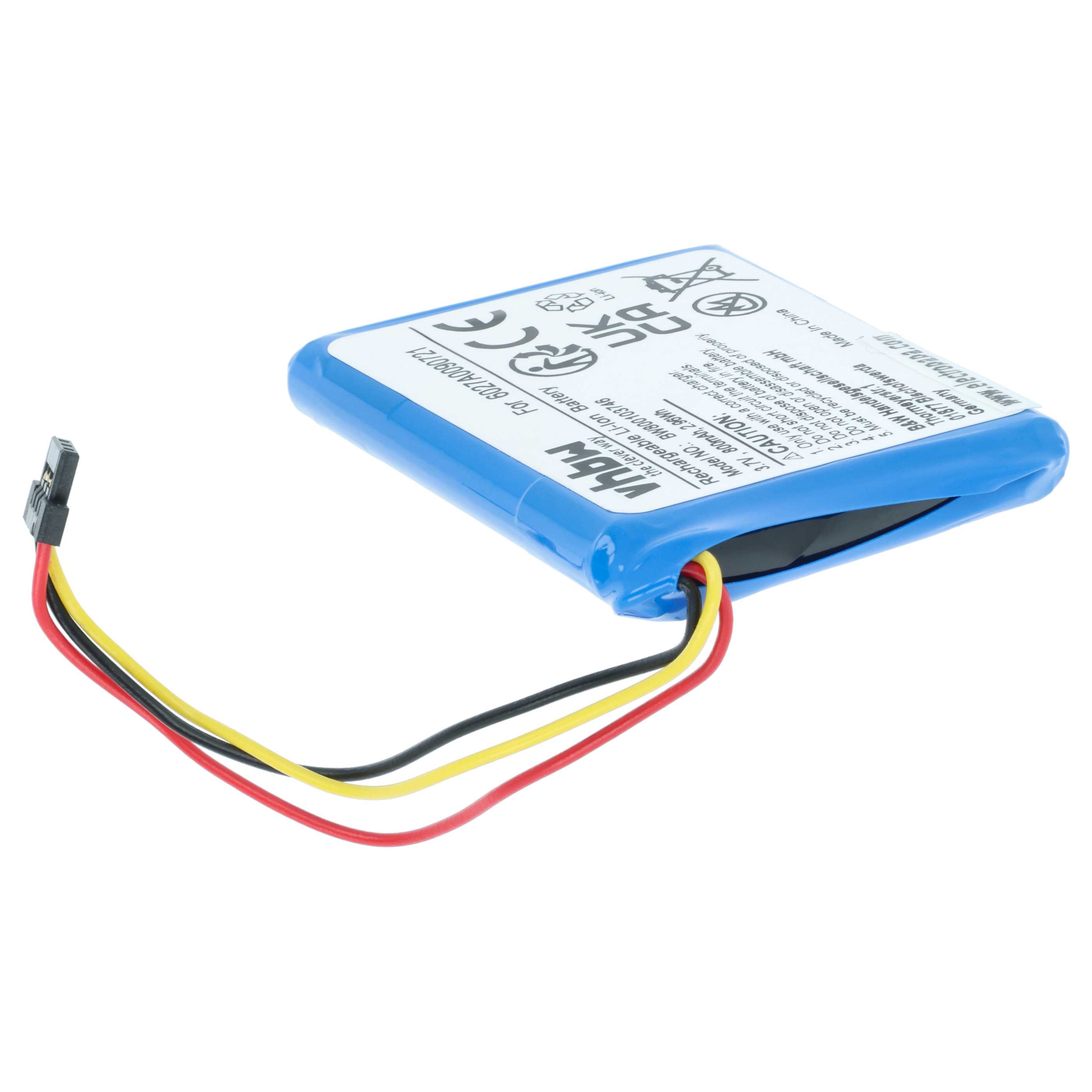 Akumulator do nawigacji GPS zamiennik TomTom 6027A0090721 - 800 mAh 3,7 V Li-Ion