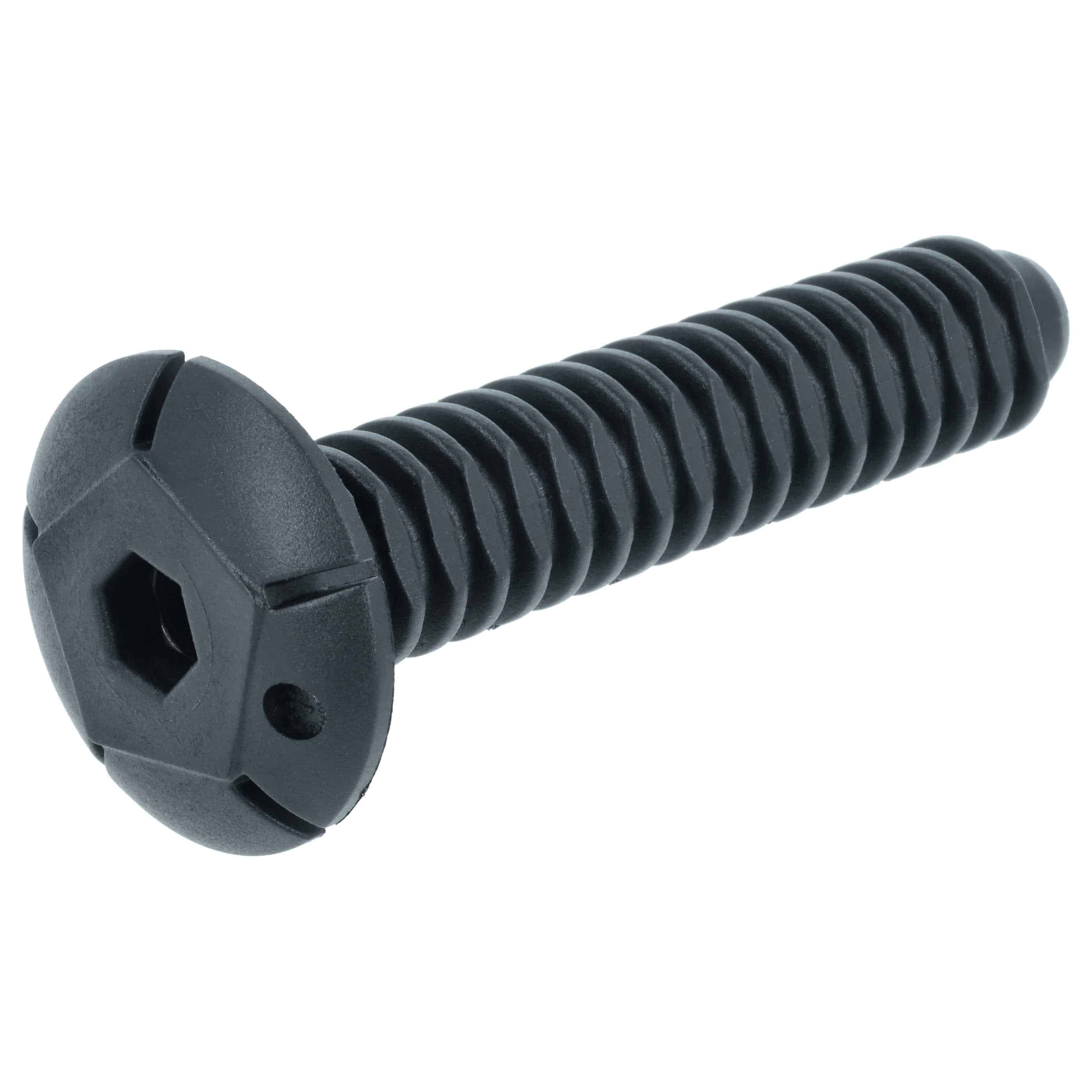 Adjustable Foot replaces Ariston C00340804 for Dishwasher - 11 cm, Black