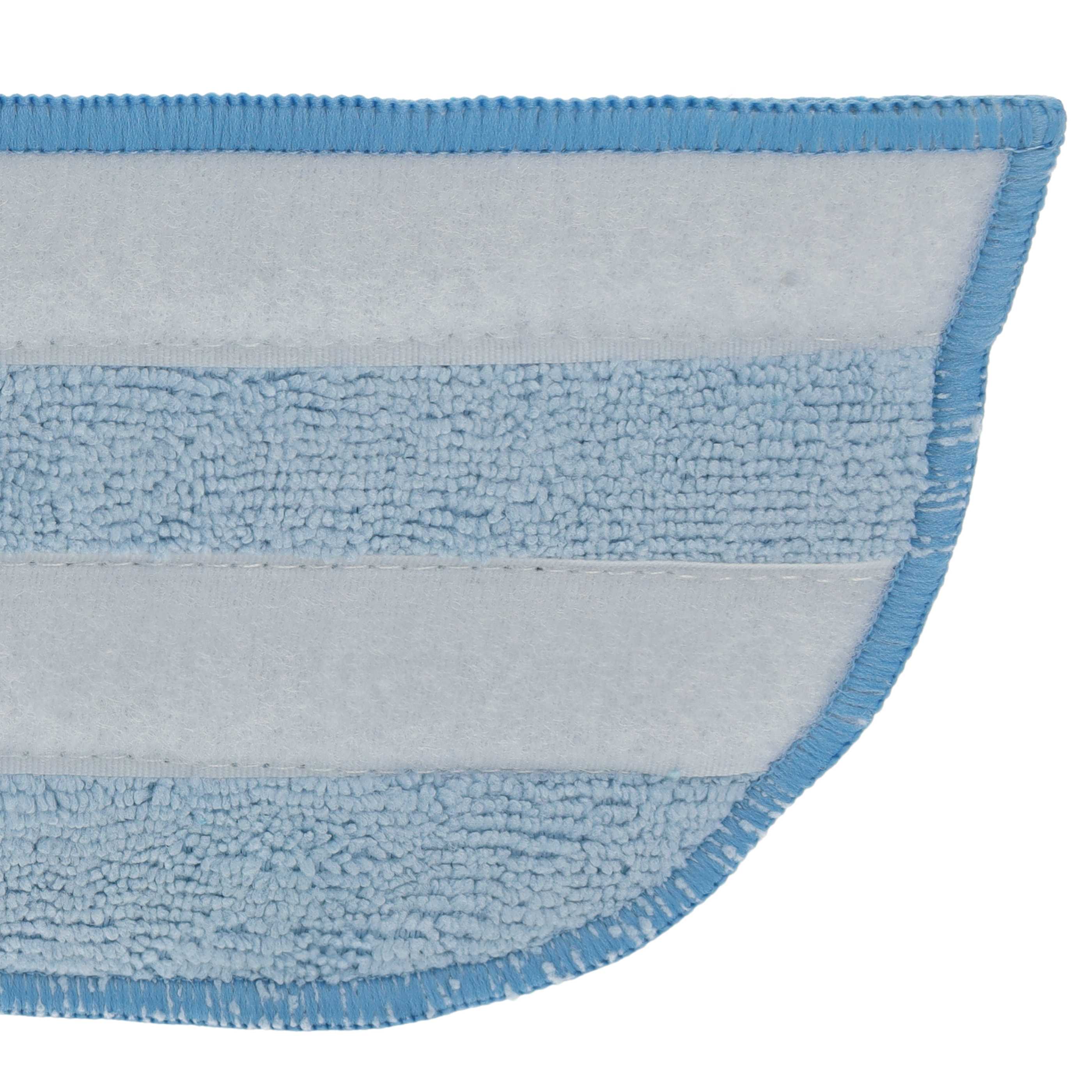 3x Mop Pad replaces Philips CP1055/01, 432200493831 for Philips Steam Cleaner - Microfibre, Velcro Fastener