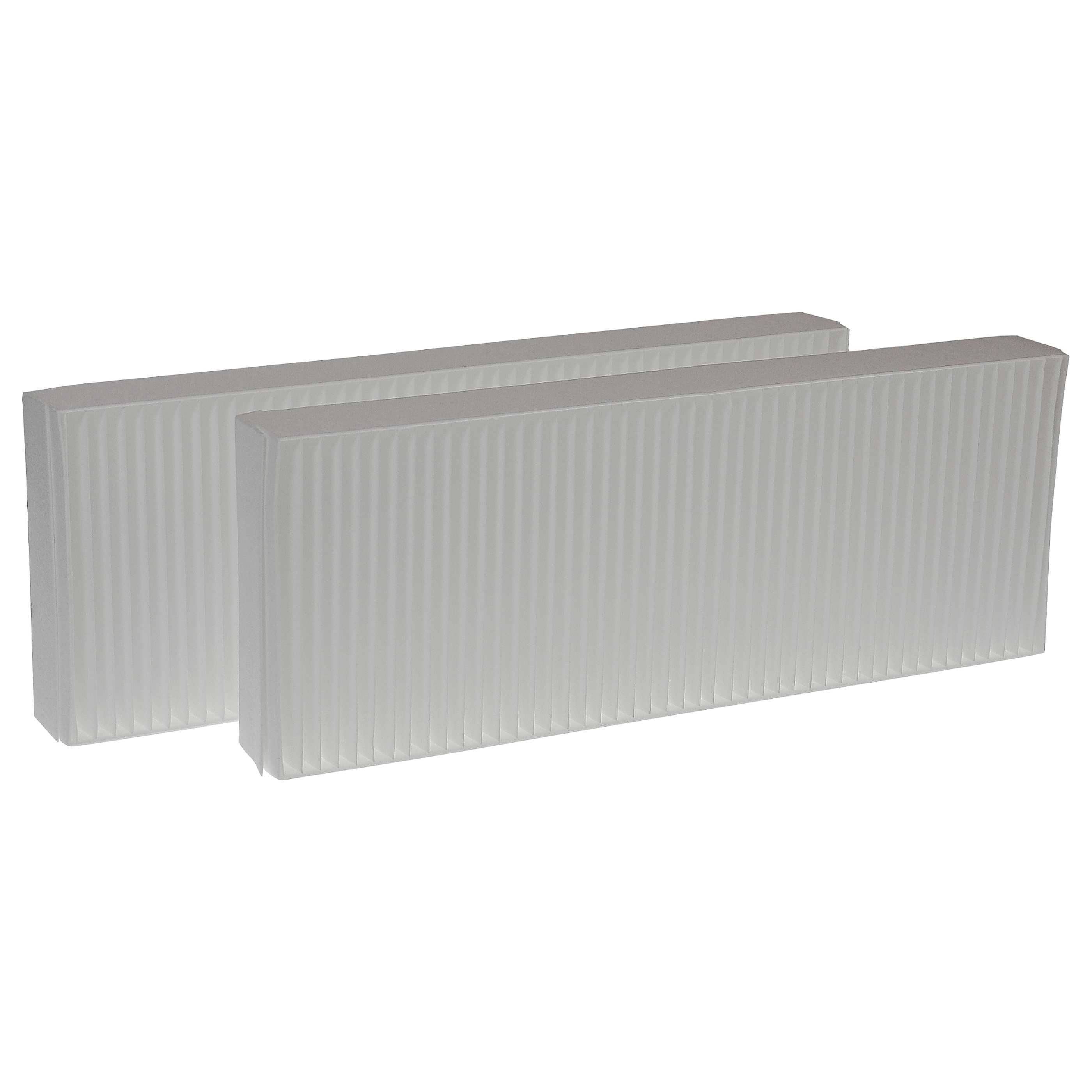 2-tlgs. Filterset als Ersatz für Zehnder 527003440 für Zehnder Lüfter - 48 x 18 x 10 cm