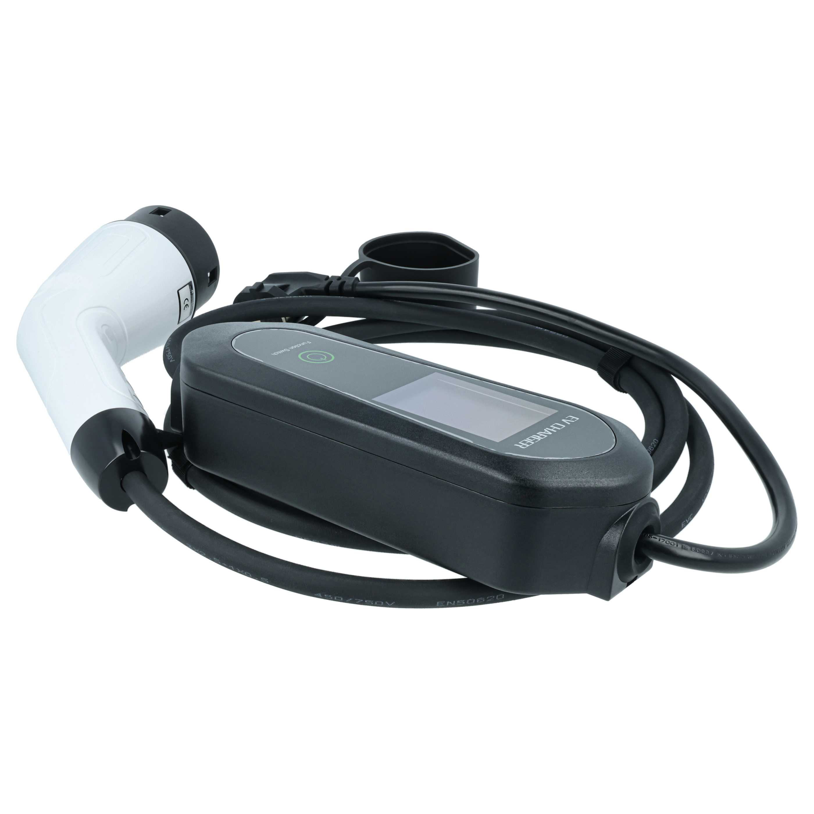 Charging Cable - Type 2 to Euro Socket Cable, Single-Phase, 16 A, 3.5 kW, 3 m