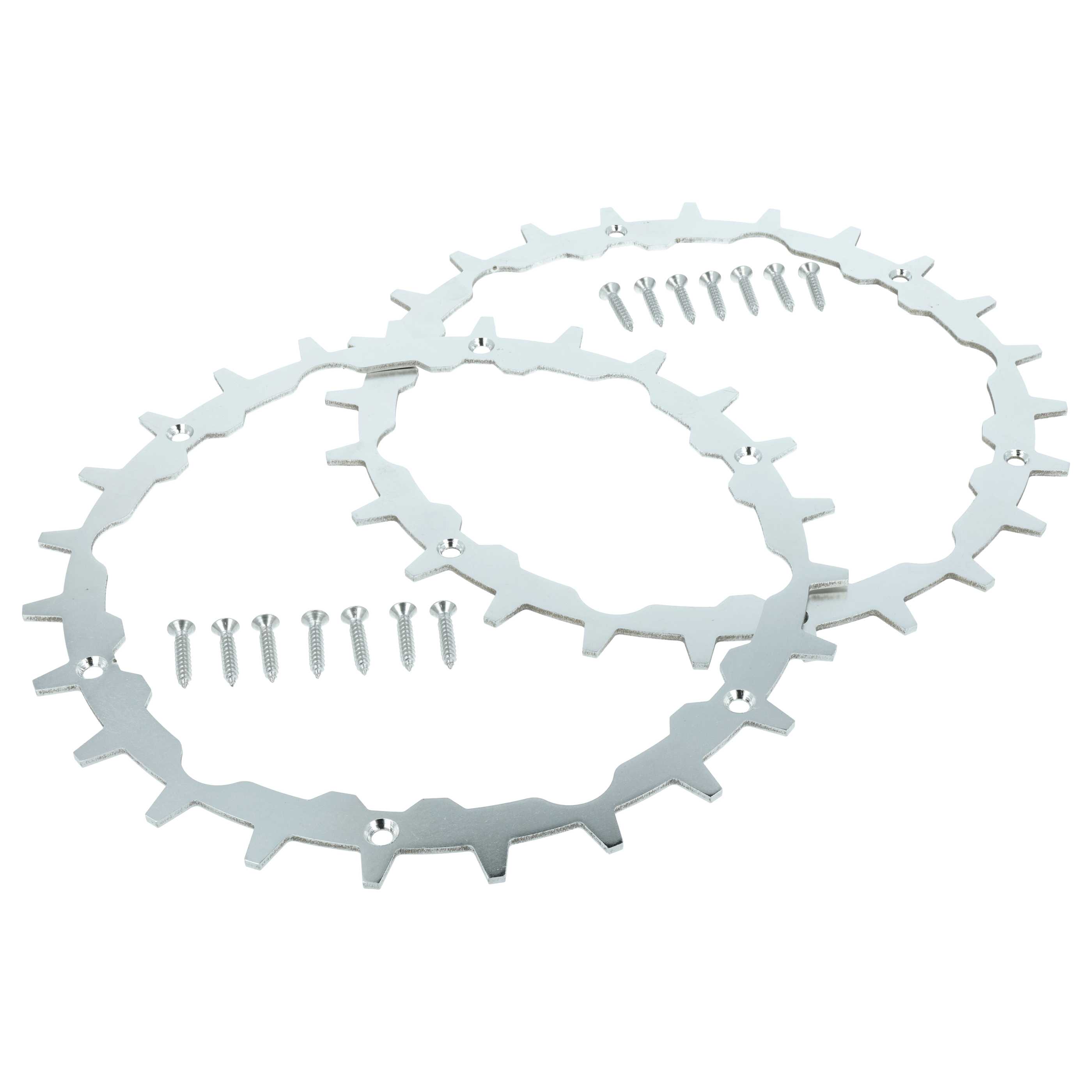 2x Spikes suitable for Gardena SILENO city 250, 400, 500, 250 Smart Robot Mower - Stainless Steel, 24 Teeth
