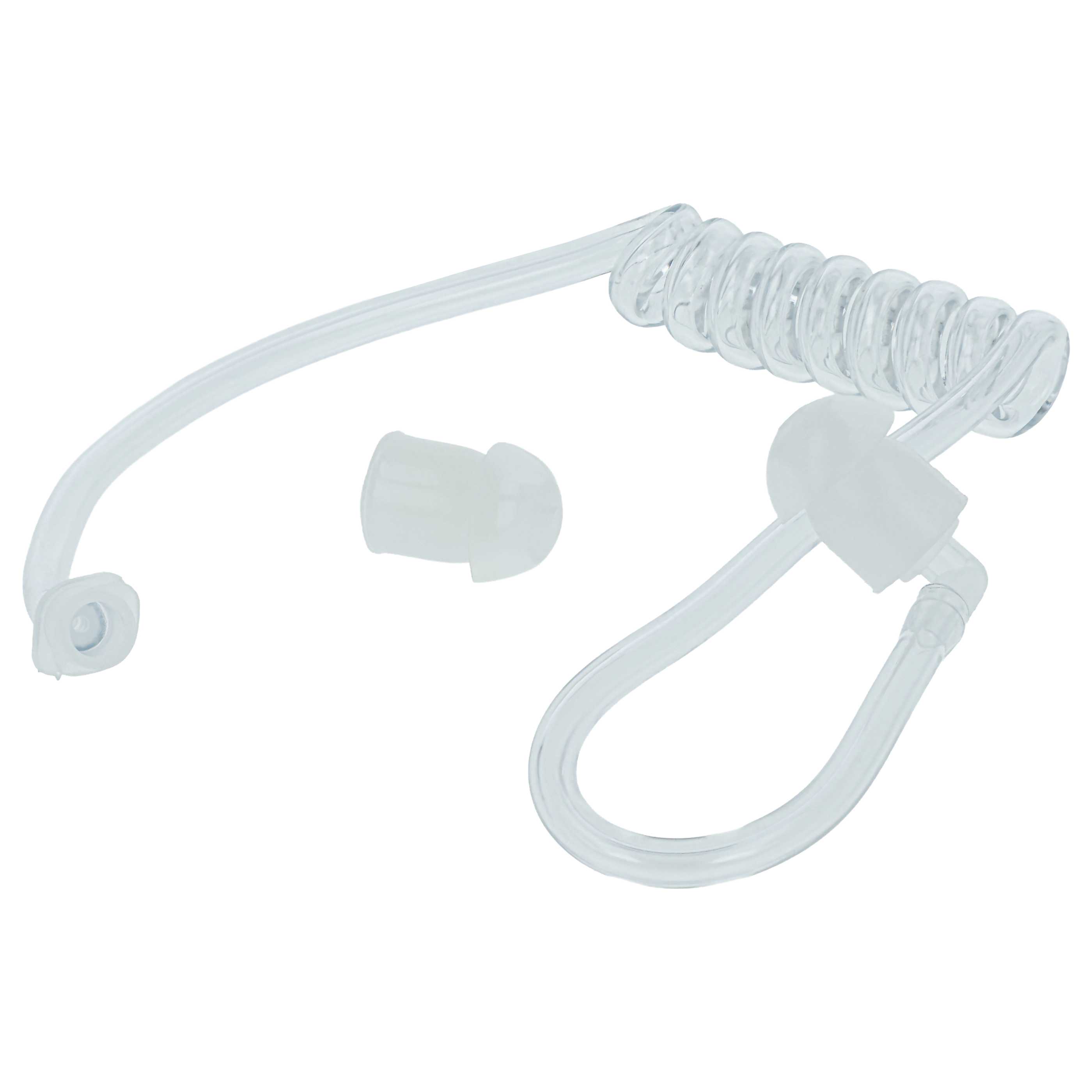 Tubo acustico per Headset - incl. 2x olive auricolari, trasparente