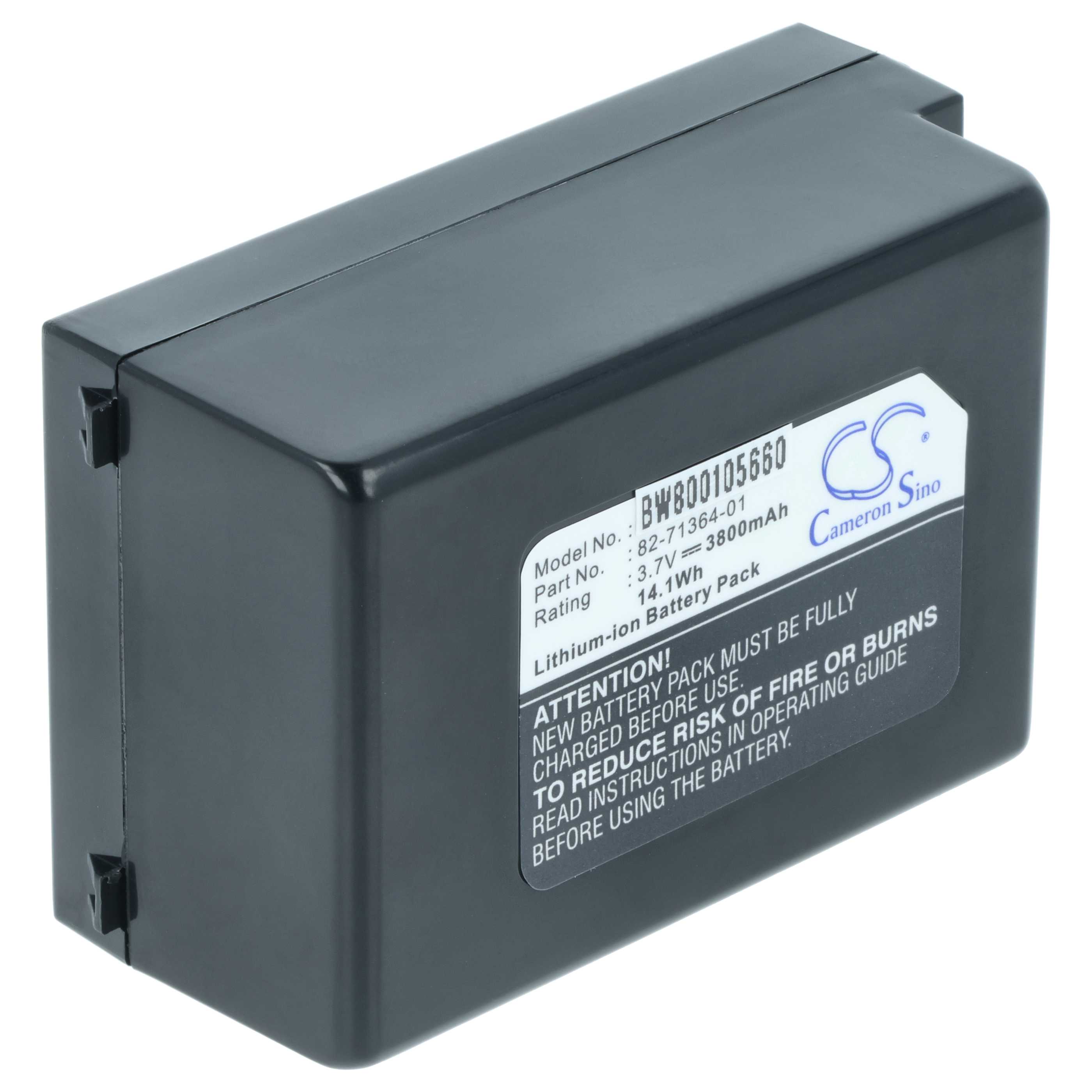 Akumulator do czytnika kodów kreskowych zamiennik Symbol 82-71363-02, 82-71364-01 - 3800 mAh 3,7 V Li-Ion