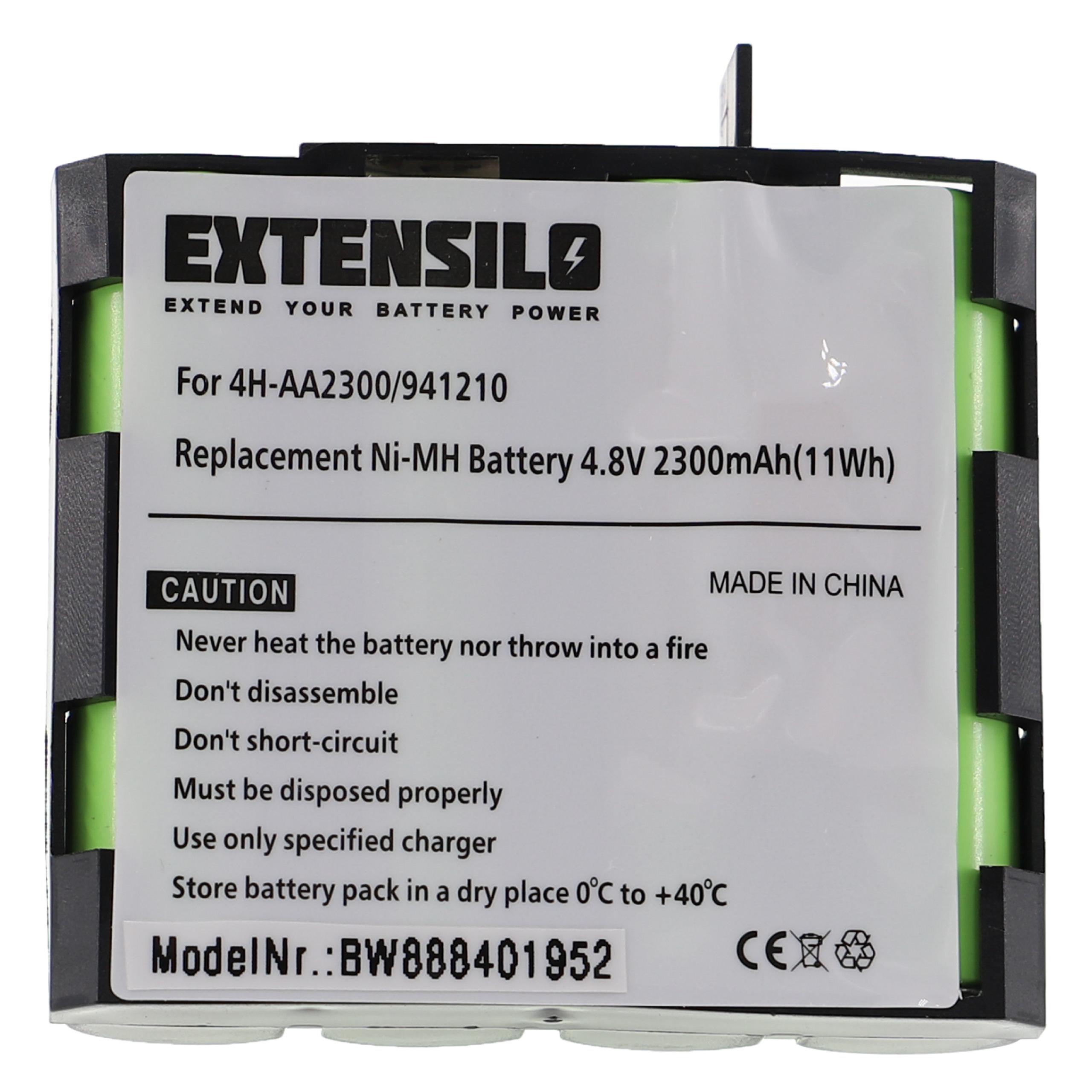 Batterie pour Compex Edge, Energy, Fit pour appareil médical - 2300mAh 4,8V NiMH