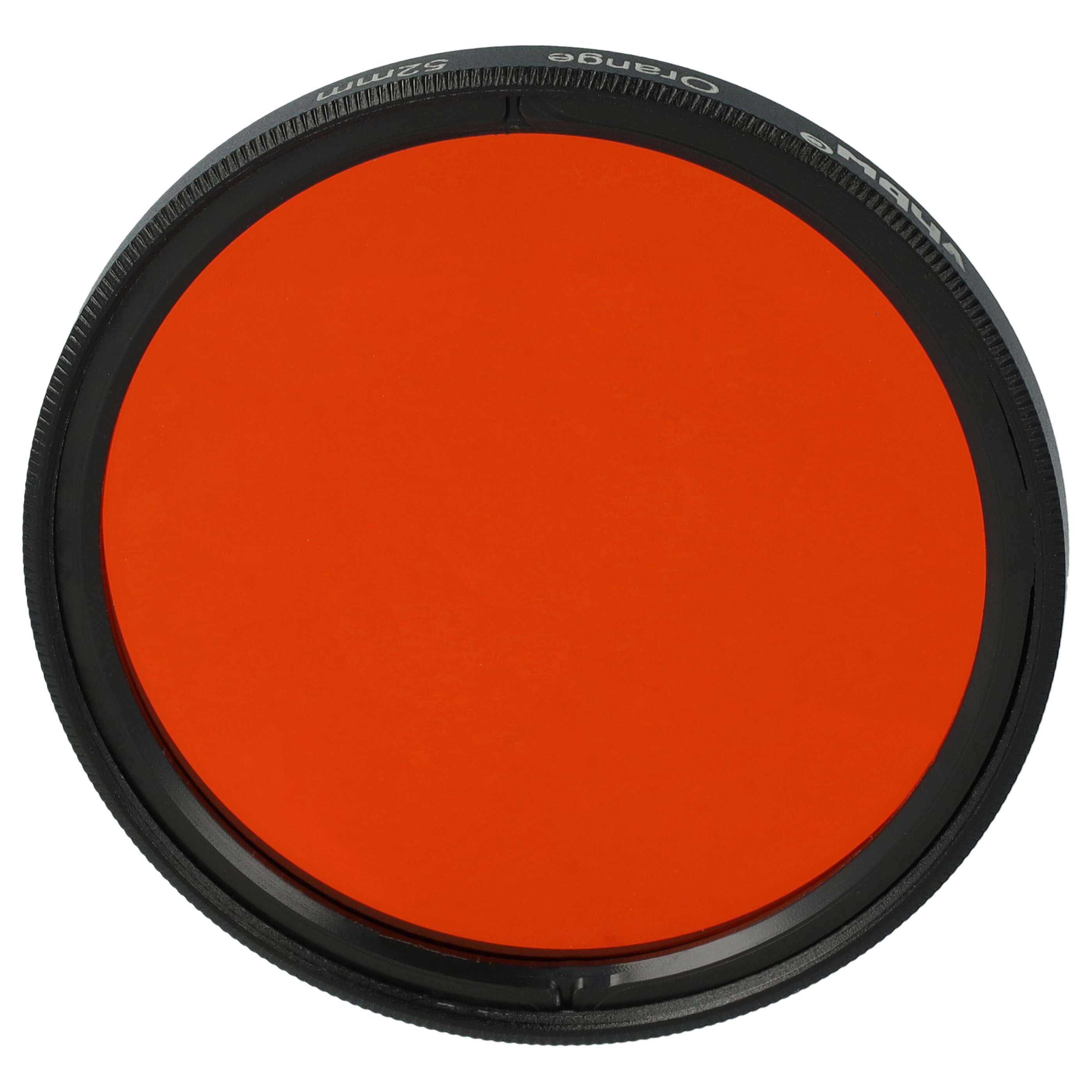 Filtr fotograficzny na obiektywy z gwintem 52 mm - filtr pomarańczowy