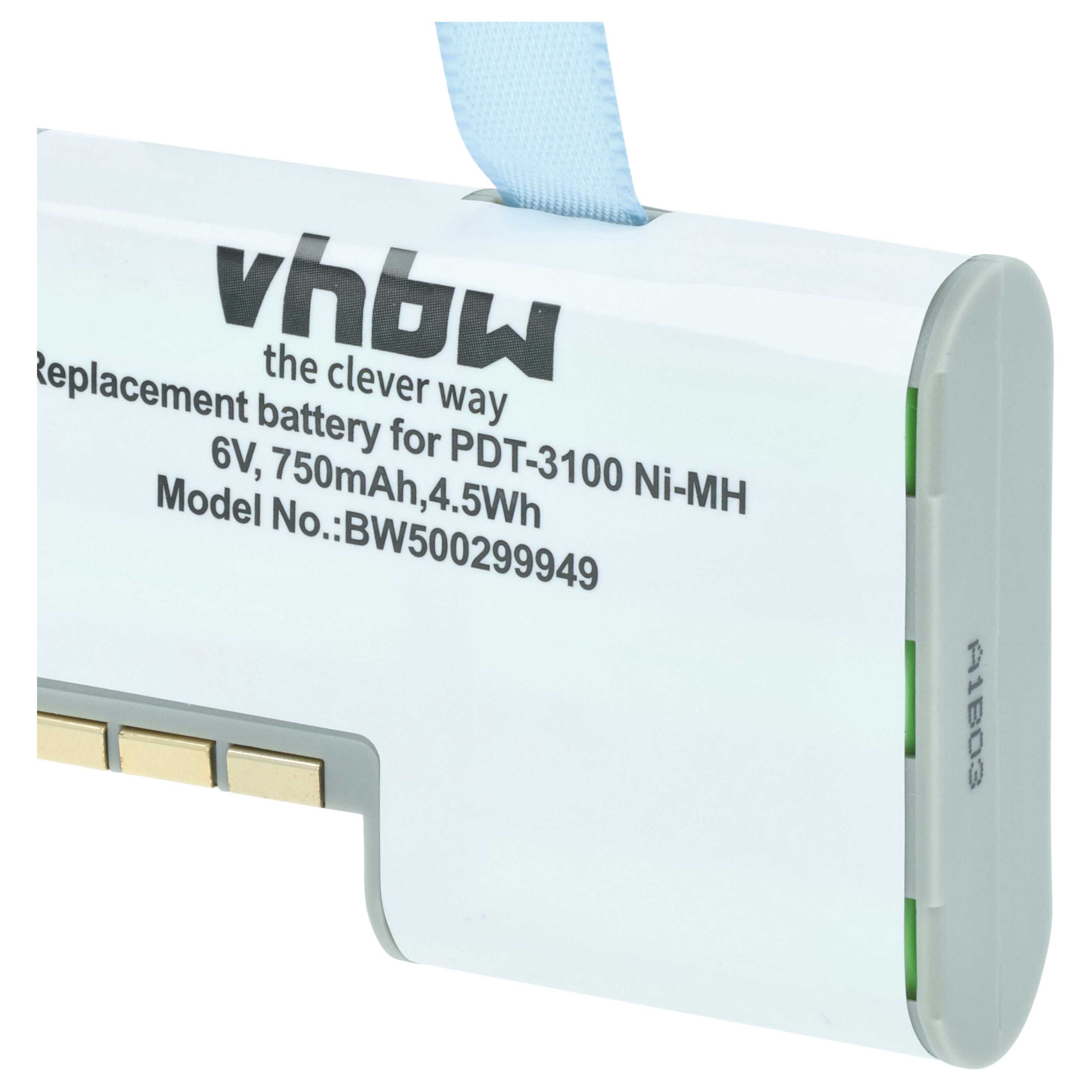 2x Battery replaces Symbol 50-14000-0, 21-36897-02, KT-12596-01 for Symbol Barcode Scanner POS - 750 mAh 6 V