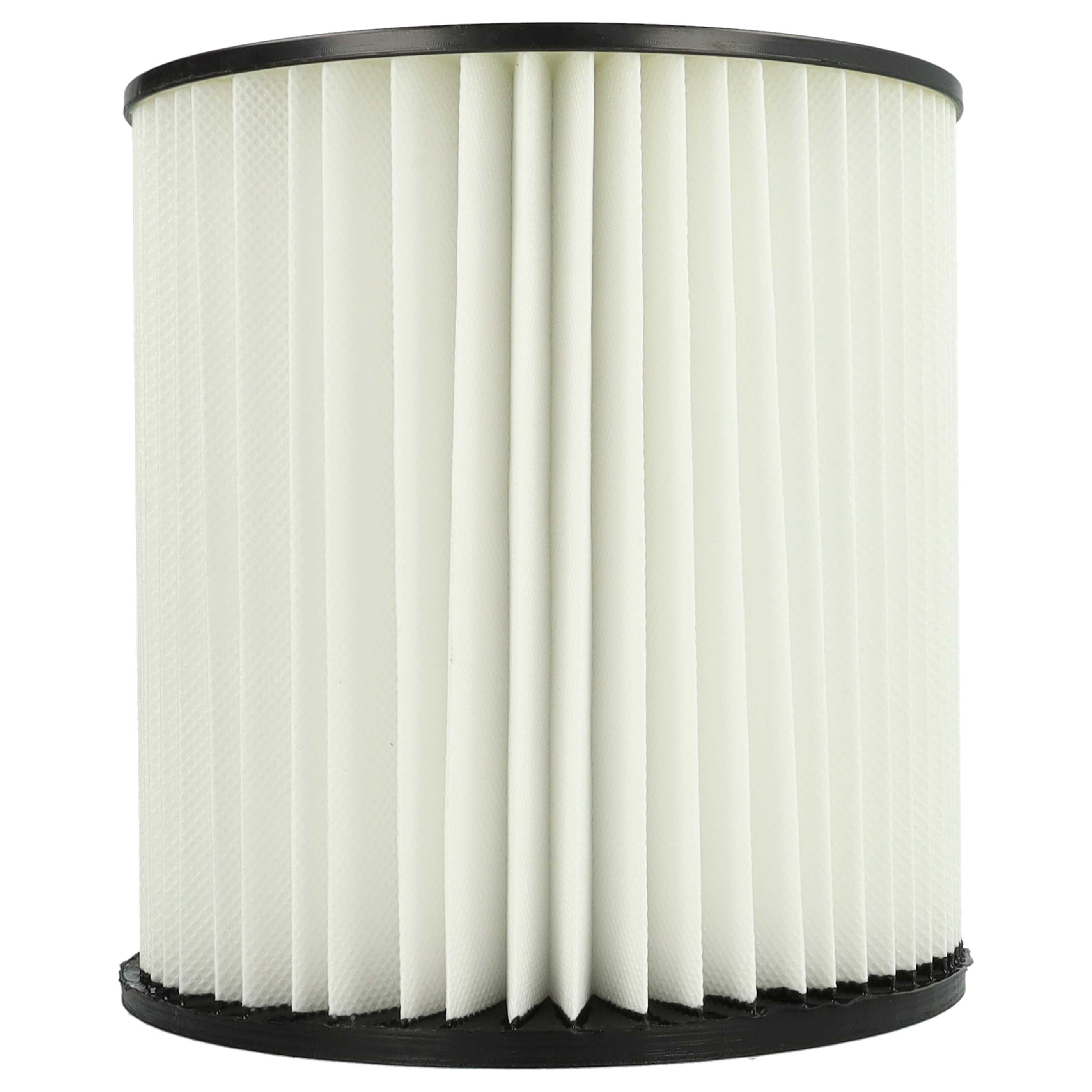 2x Filterround filter replaces Dirt Devil 8106-01 for Royal Vacuum Cleaner, black / white