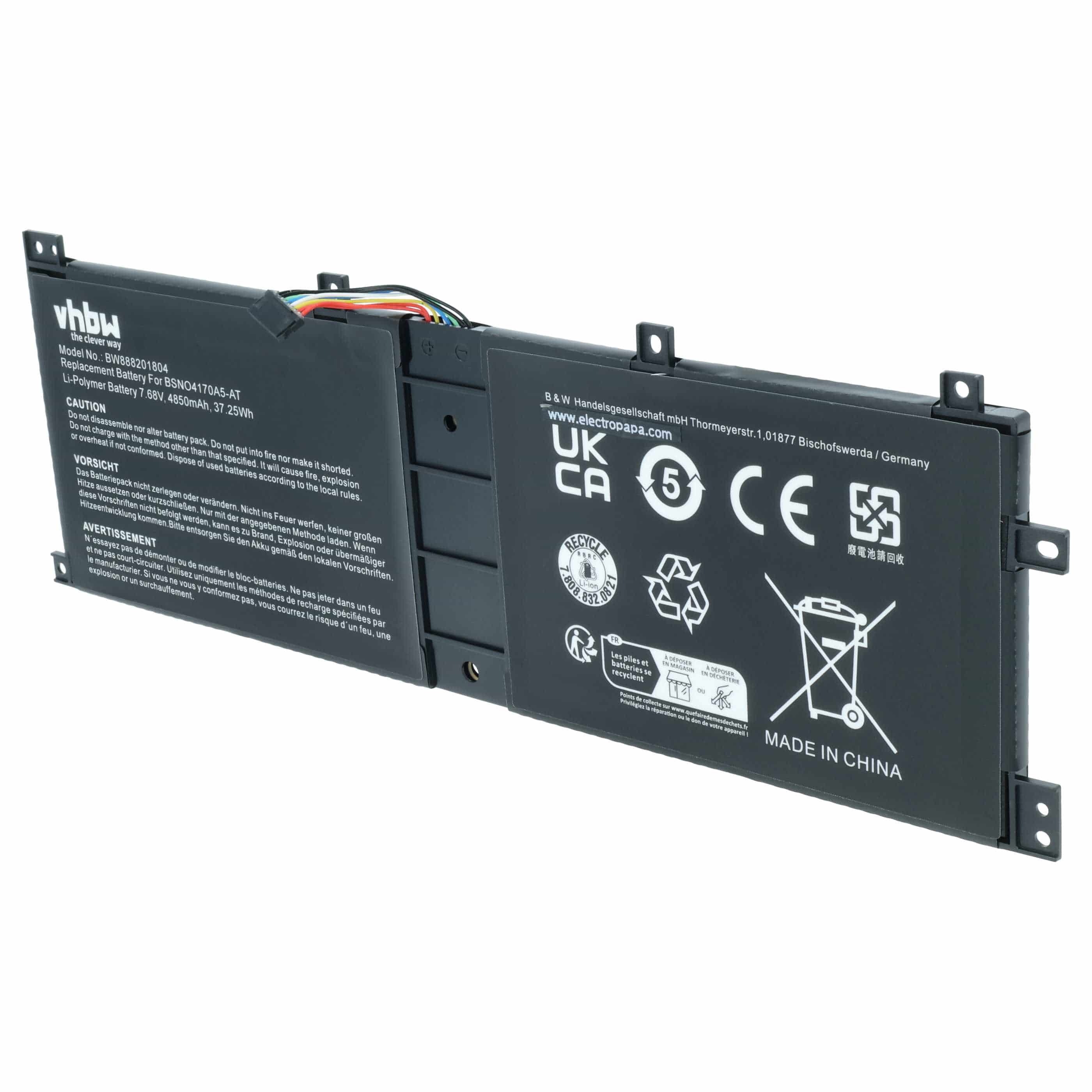 Akumulator do laptopa zamiennik Lenovo 5B10L68713, 5B10L67278, 2ICP5/70/106 - 4850 mAh 7,68 V LiPo