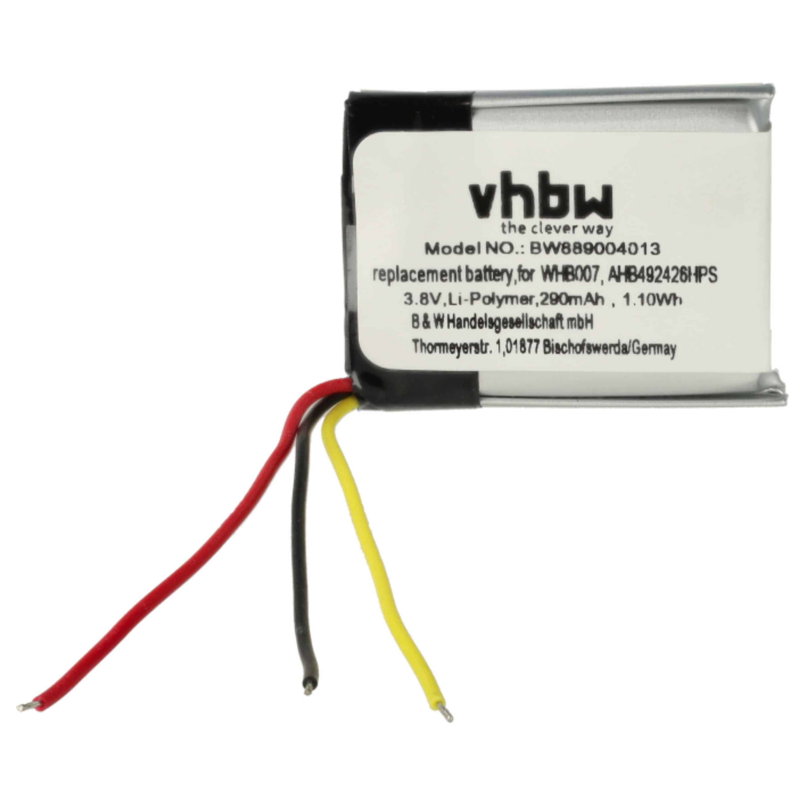 5x Akumulator do słuchawek bezprzewodowych Jabra - 290 mAh 3,8 V Li-Ion