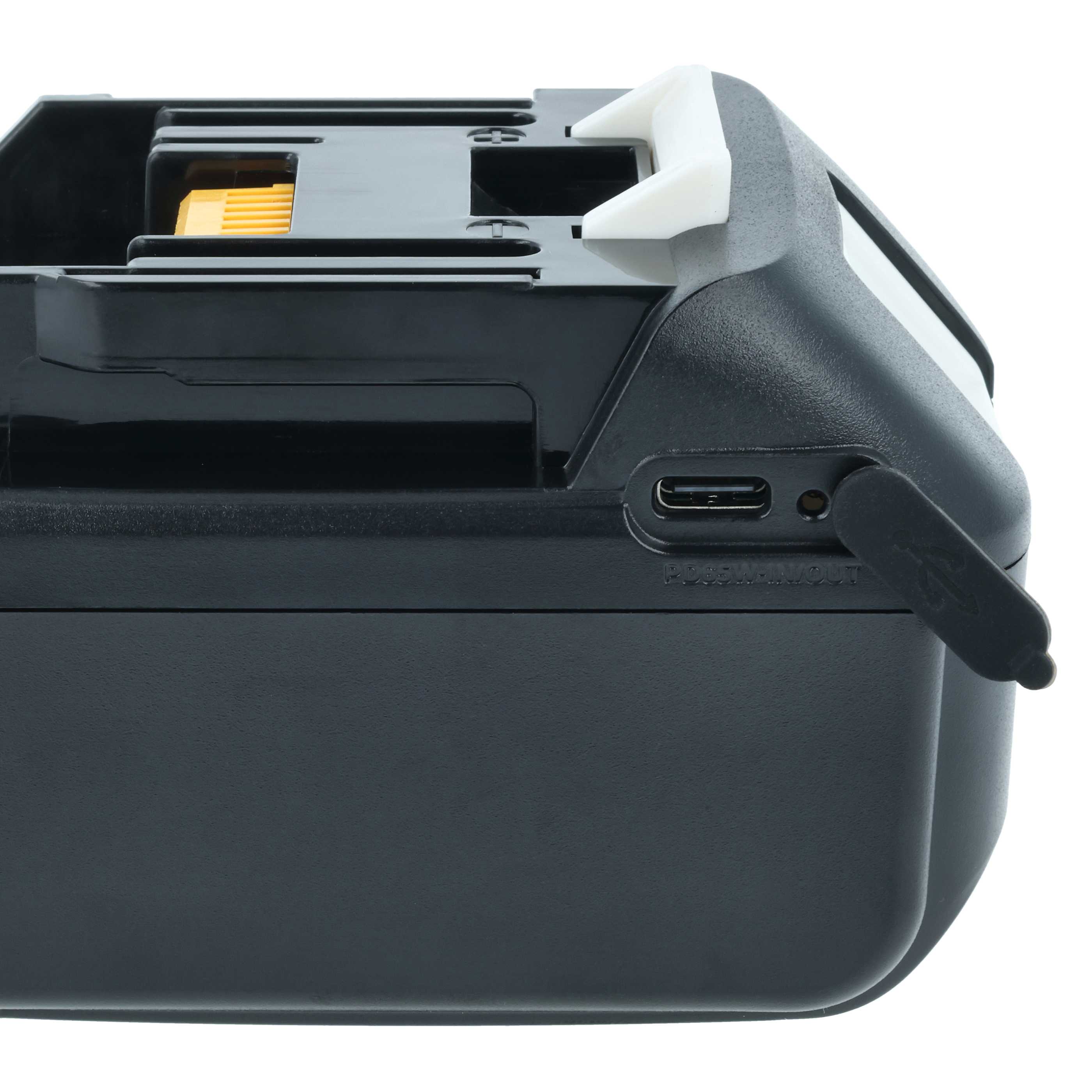 Batería para herramienta reemplaza Makita BL1860B - 4000 mAh, 18 V, Li-Ion