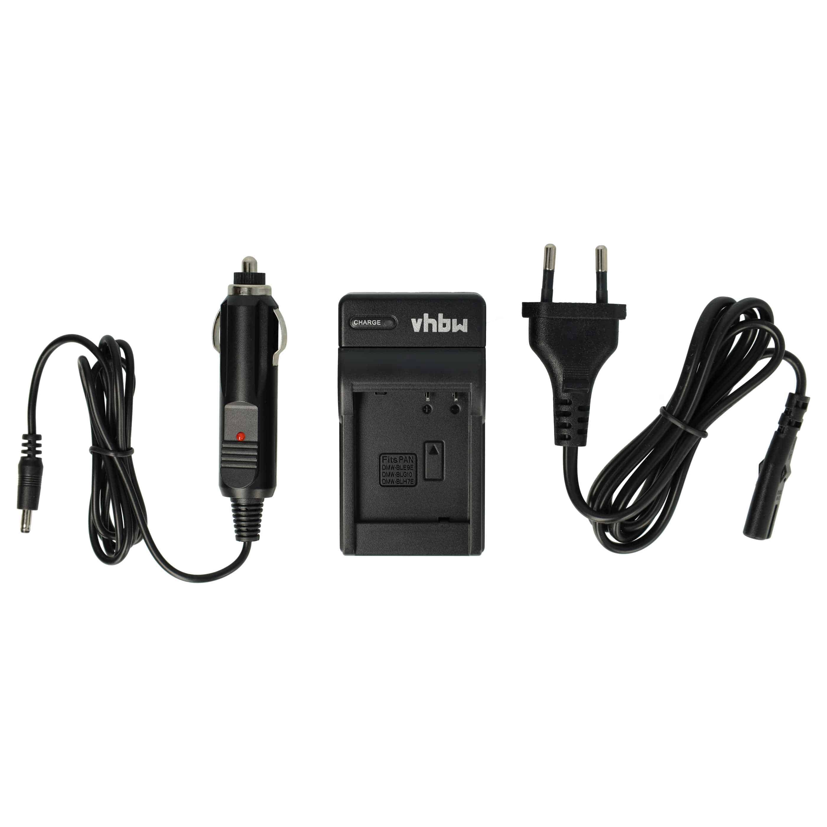 Battery Charger suitable for Lumix DMC-LX15 Camera etc. - 0.6 A, 8.4 V