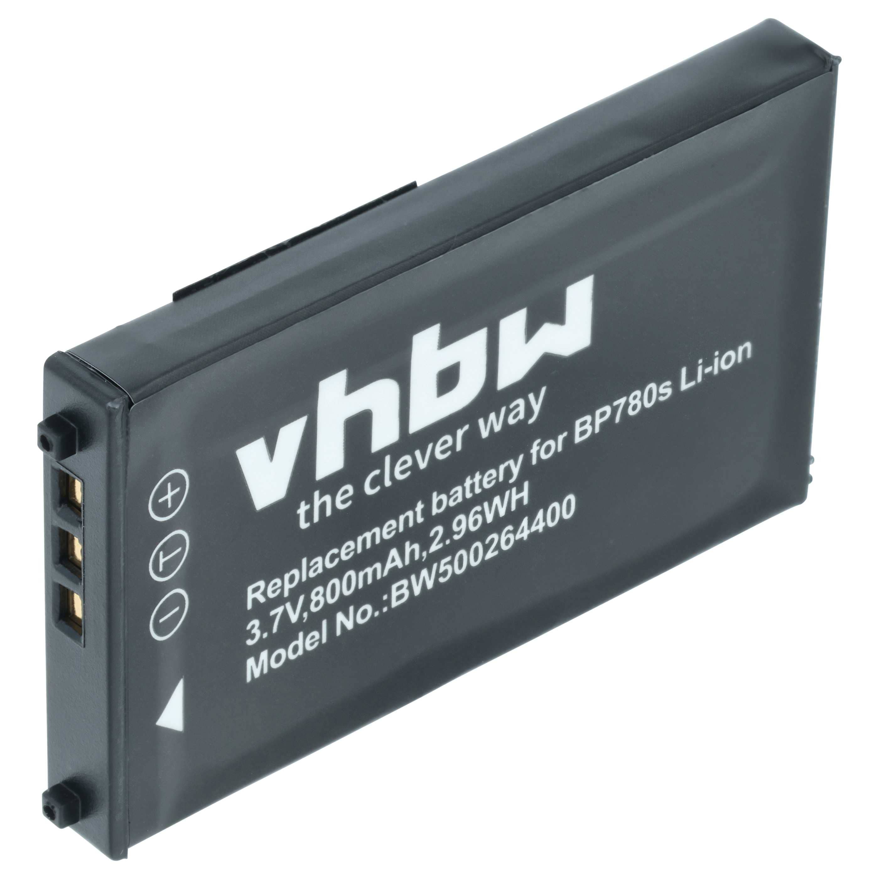 Battery replaces Kyocera BP780s - 700mAh, 3.7V, Li-Ion