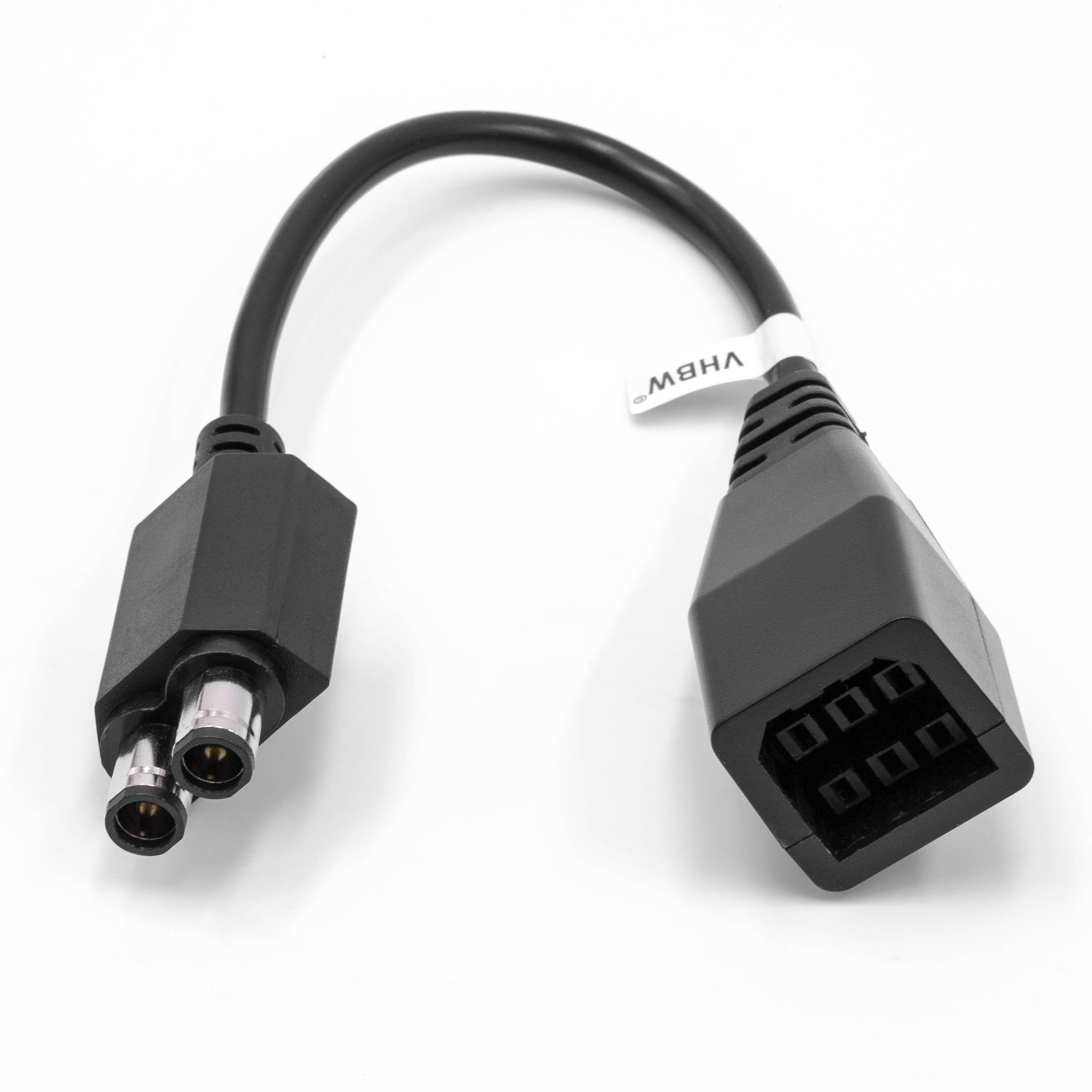 vhbw Câble adaptateur AC pour bloc d'alimentation console de jeu - Convertisseur AC