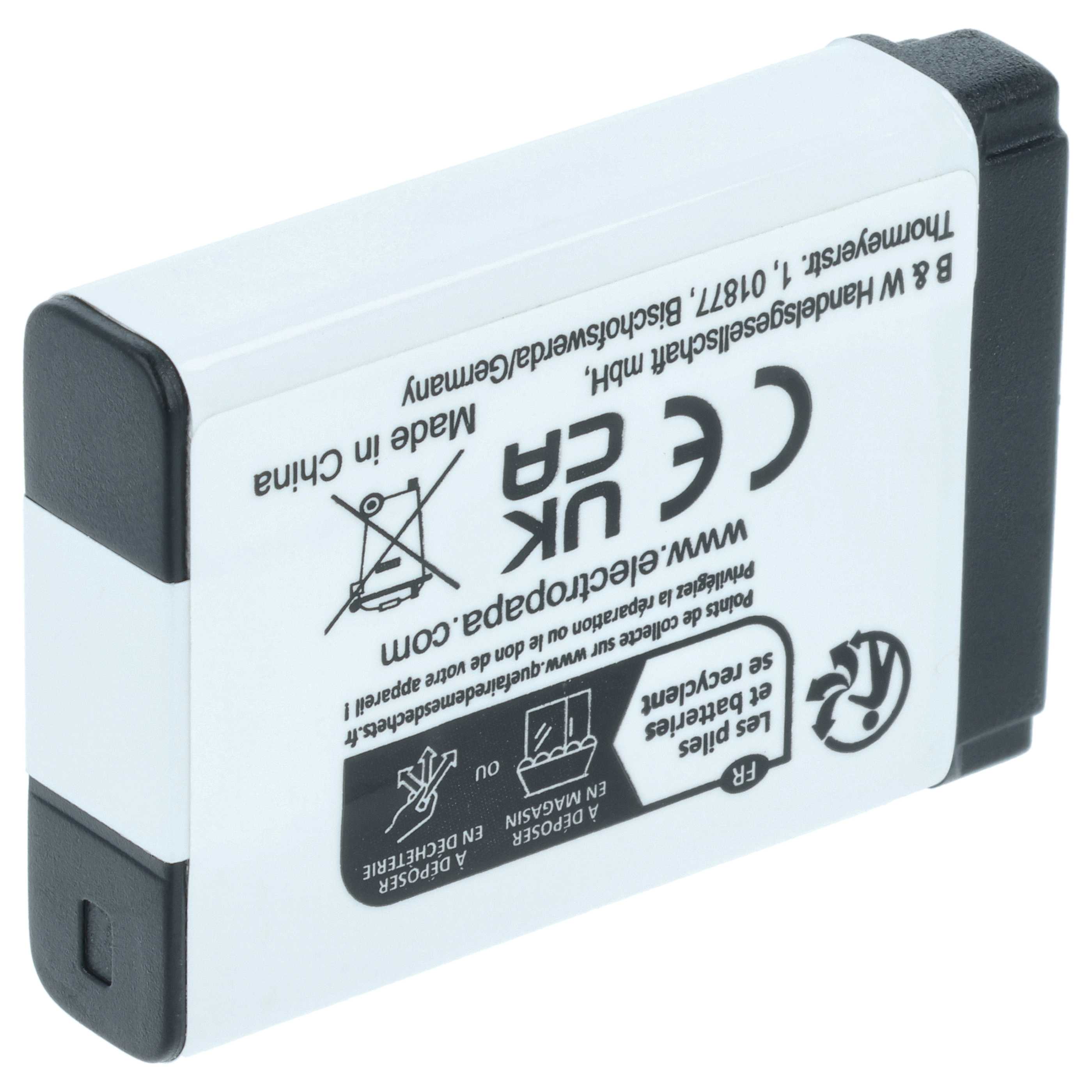 3x Battery replaces Canon NB-13L - 1010mAh, 3.7V, Li-Ion