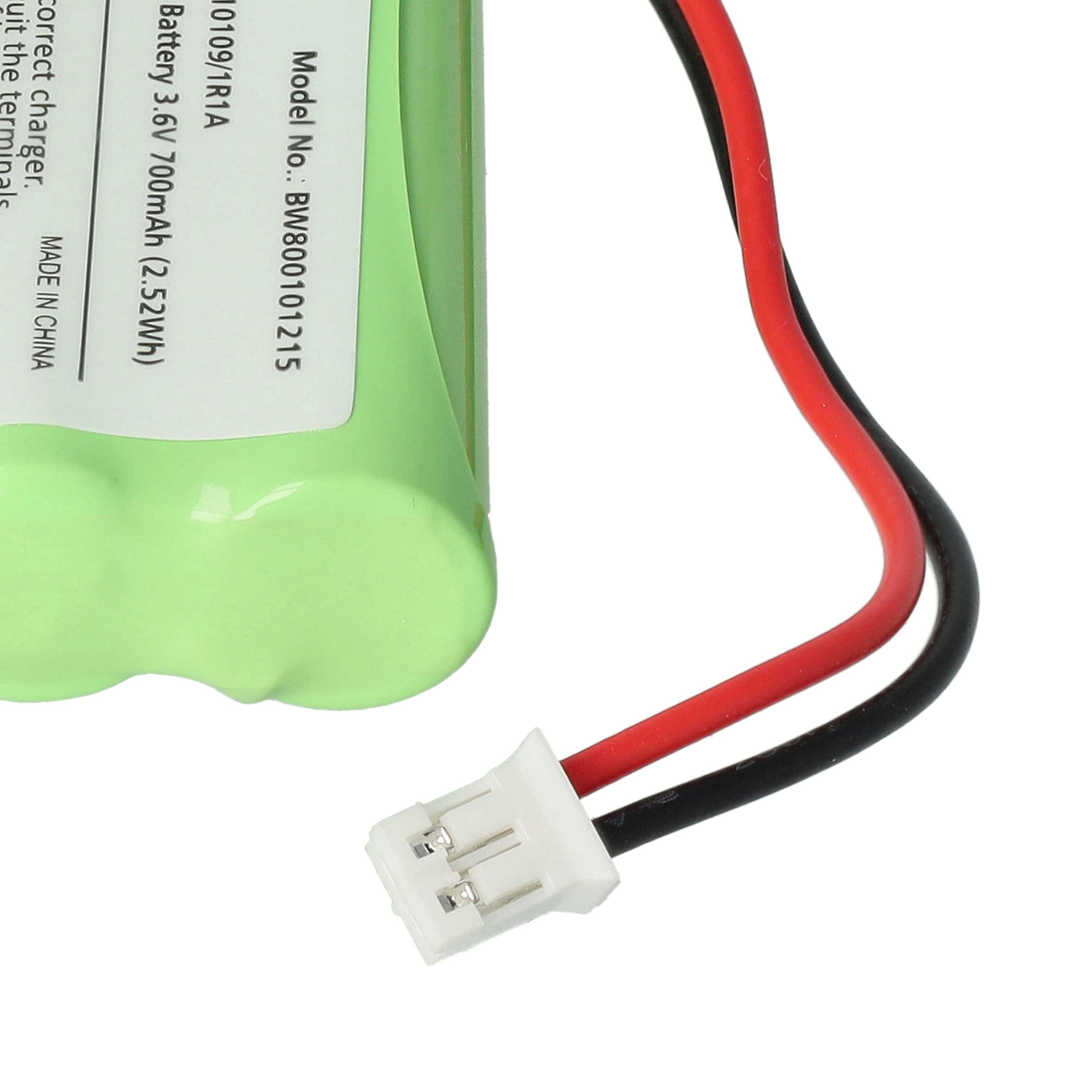 2x Batteries remplace Alcatel NTM/BKBNB 101 13/1 pour téléphone Ericsson - 700mAh 3,6V NiMH