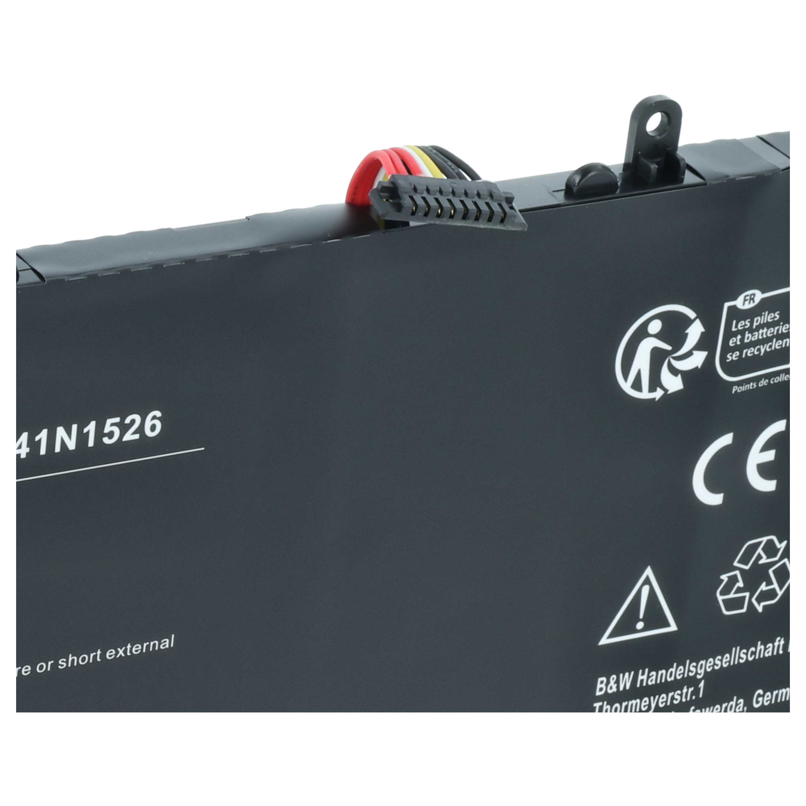 Akumulator do laptopa zamiennik Asus B41N1526, 0B200-0194000 - 4050 mAh 15,2 V LiPo, czarny