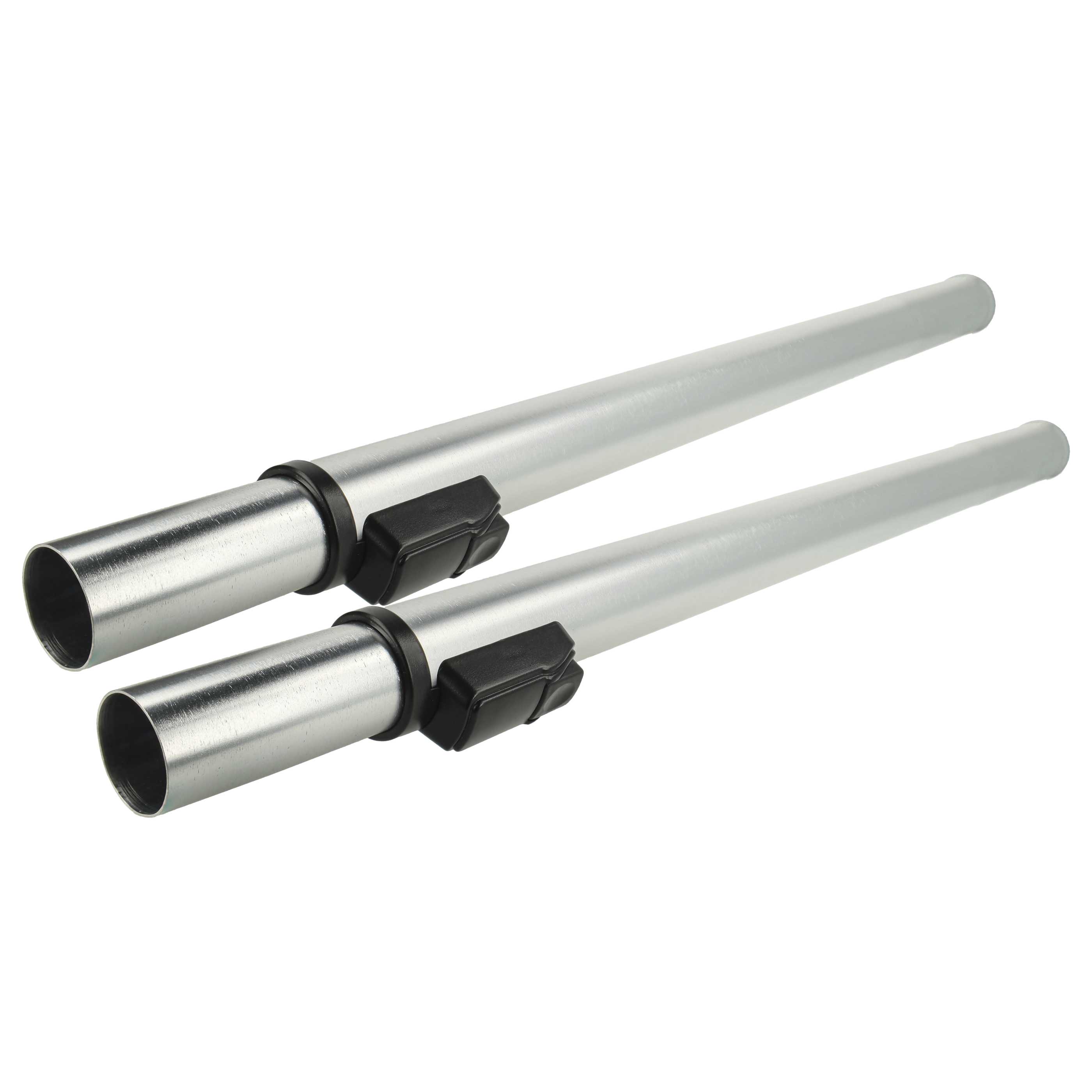 2x Tube replaces Nilfisk 107403804 for Lux Vacuum Cleaner etc. - 60cm - 94cm, black / silver