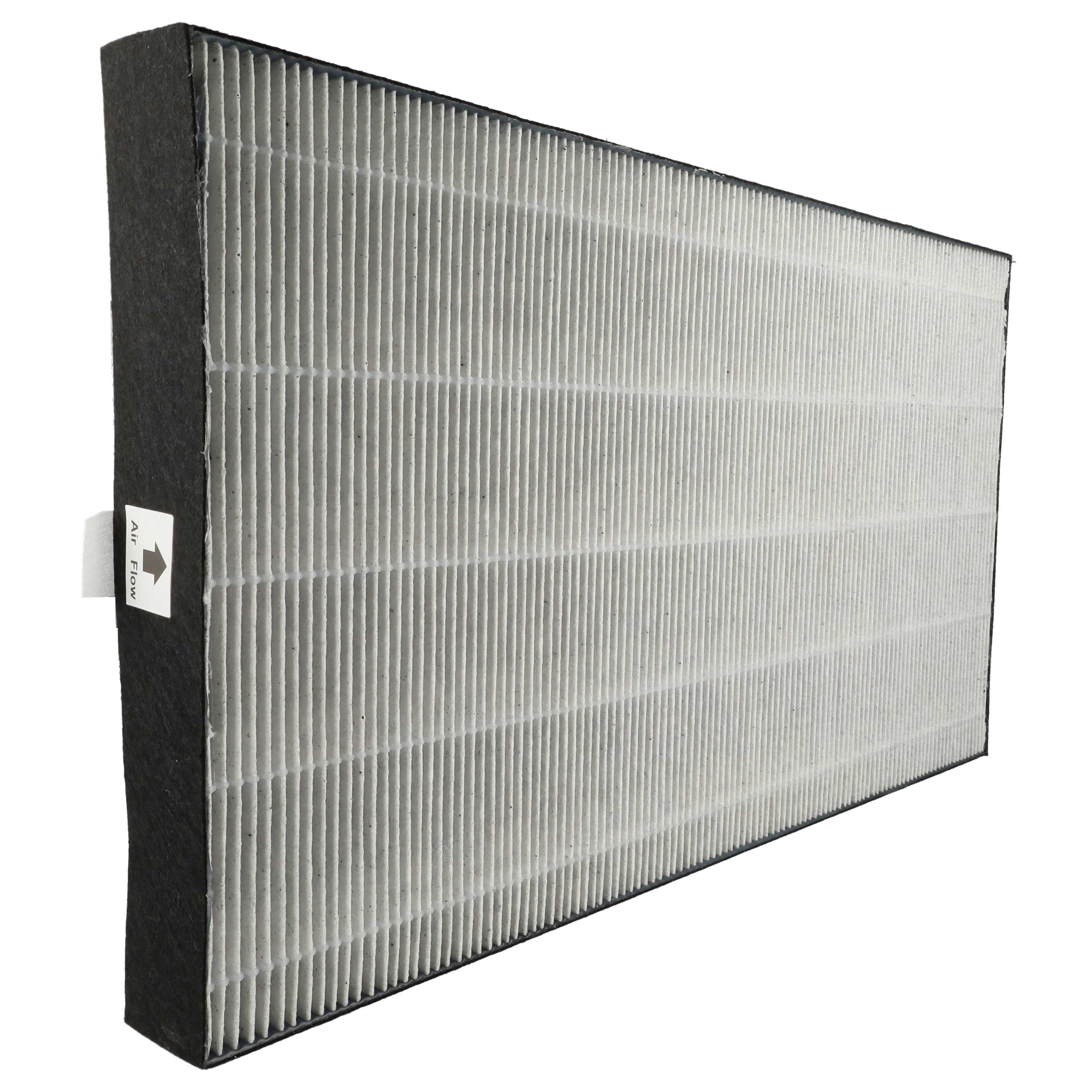 2 Part Filter Set replaces Sharp FZ-A61DFR, FZ-A61HFR Air Purifier - activated carbon filter, HEPA filter