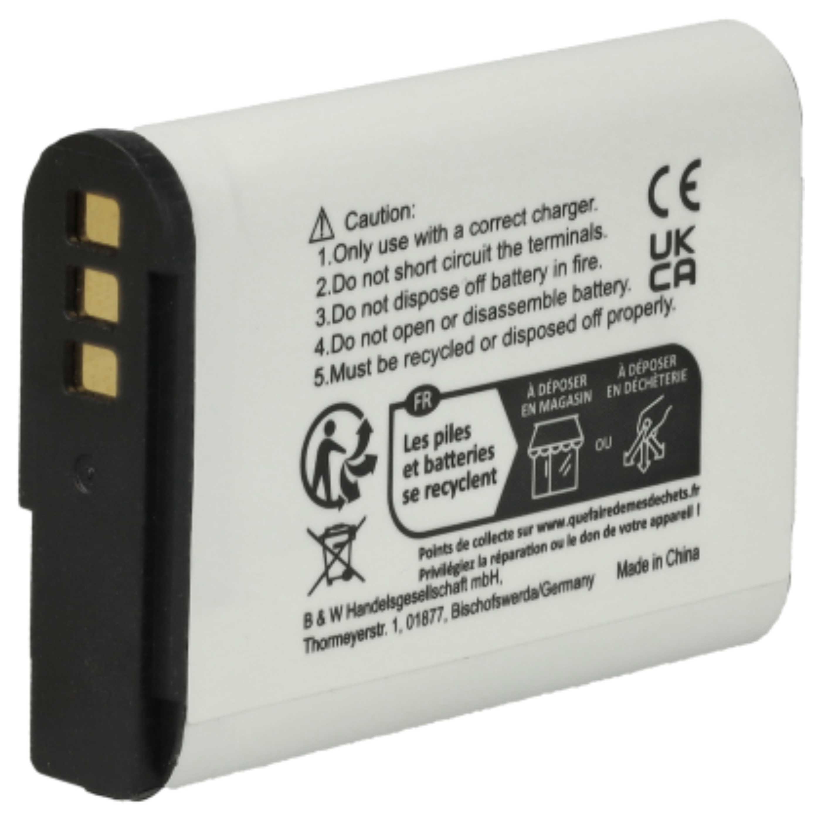 2x Battery replaces Nikon EN-EL23 - 1400mAh, 3.8V, Li-Ion