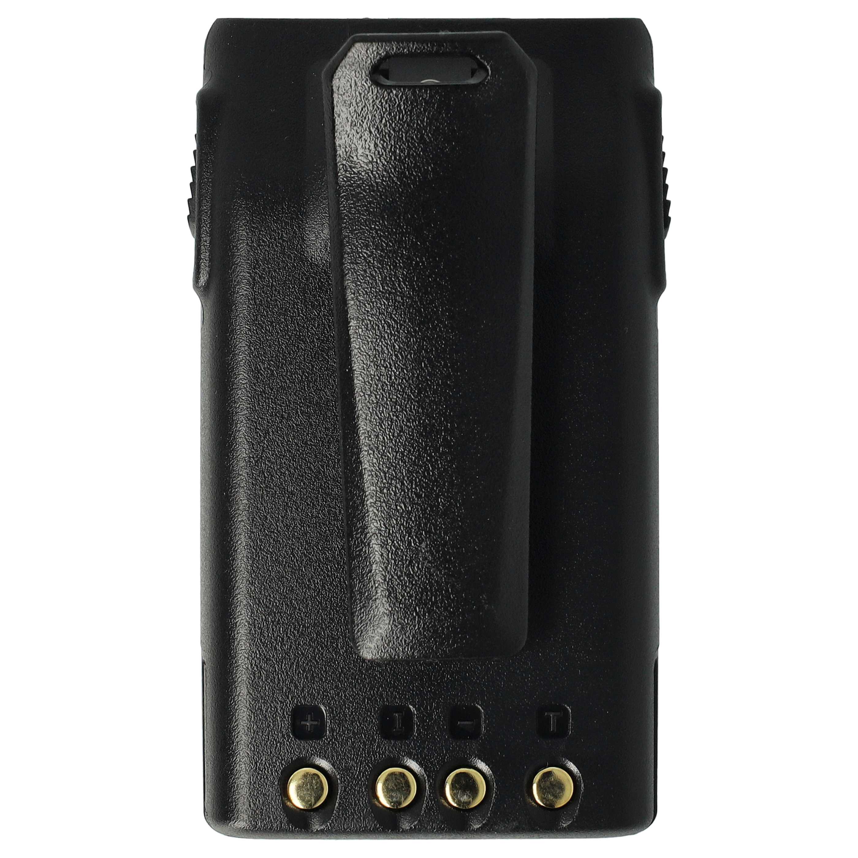 Radio 5x Battery replaces BLO-004, BLO-007, BLO-001 - 1700 mAh 7.4 V Li-Ion + Belt Clip