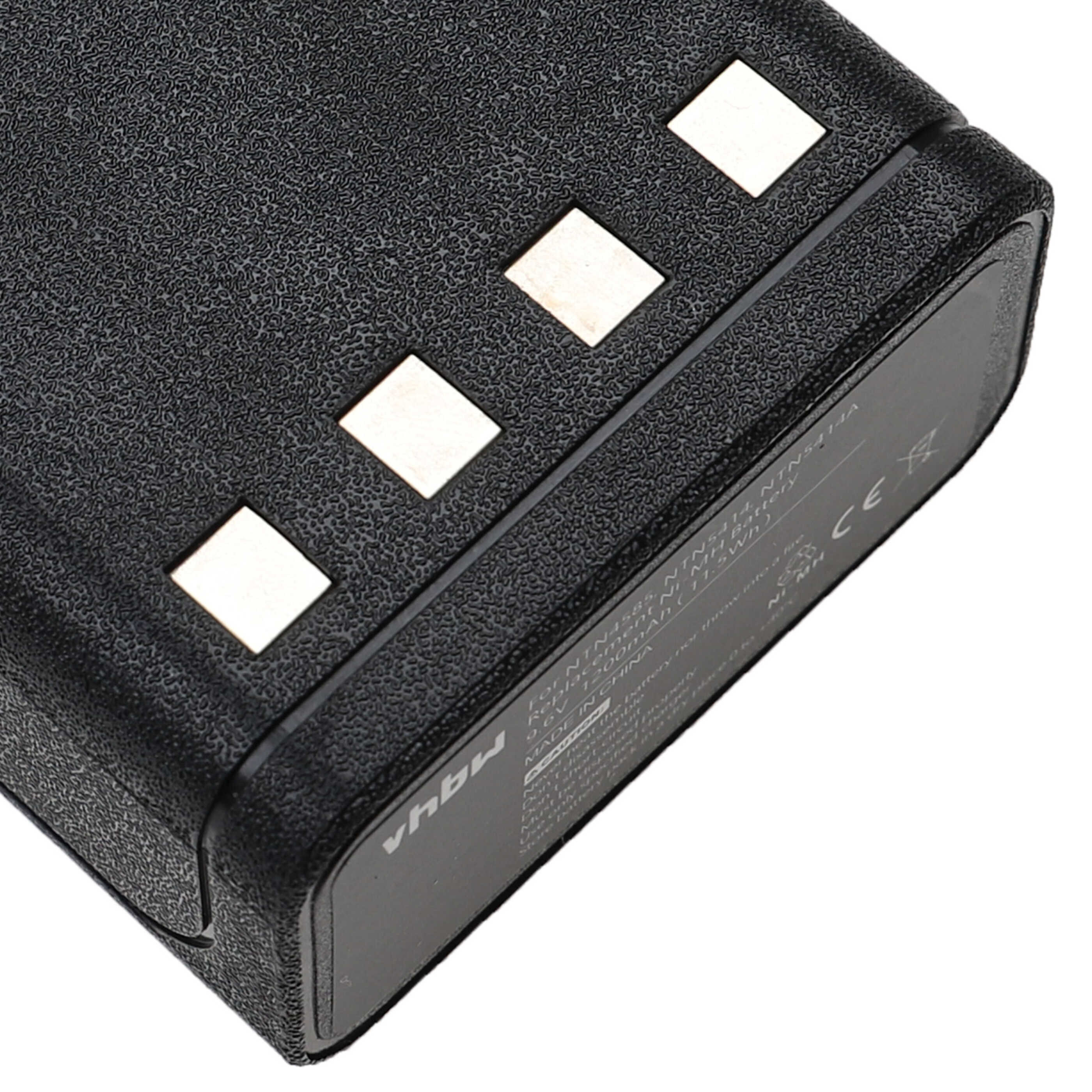 Radio Battery replaces Bullard BNH-5447TIC, BU32H1-A - 1200 mAh 9.6 V NiMH