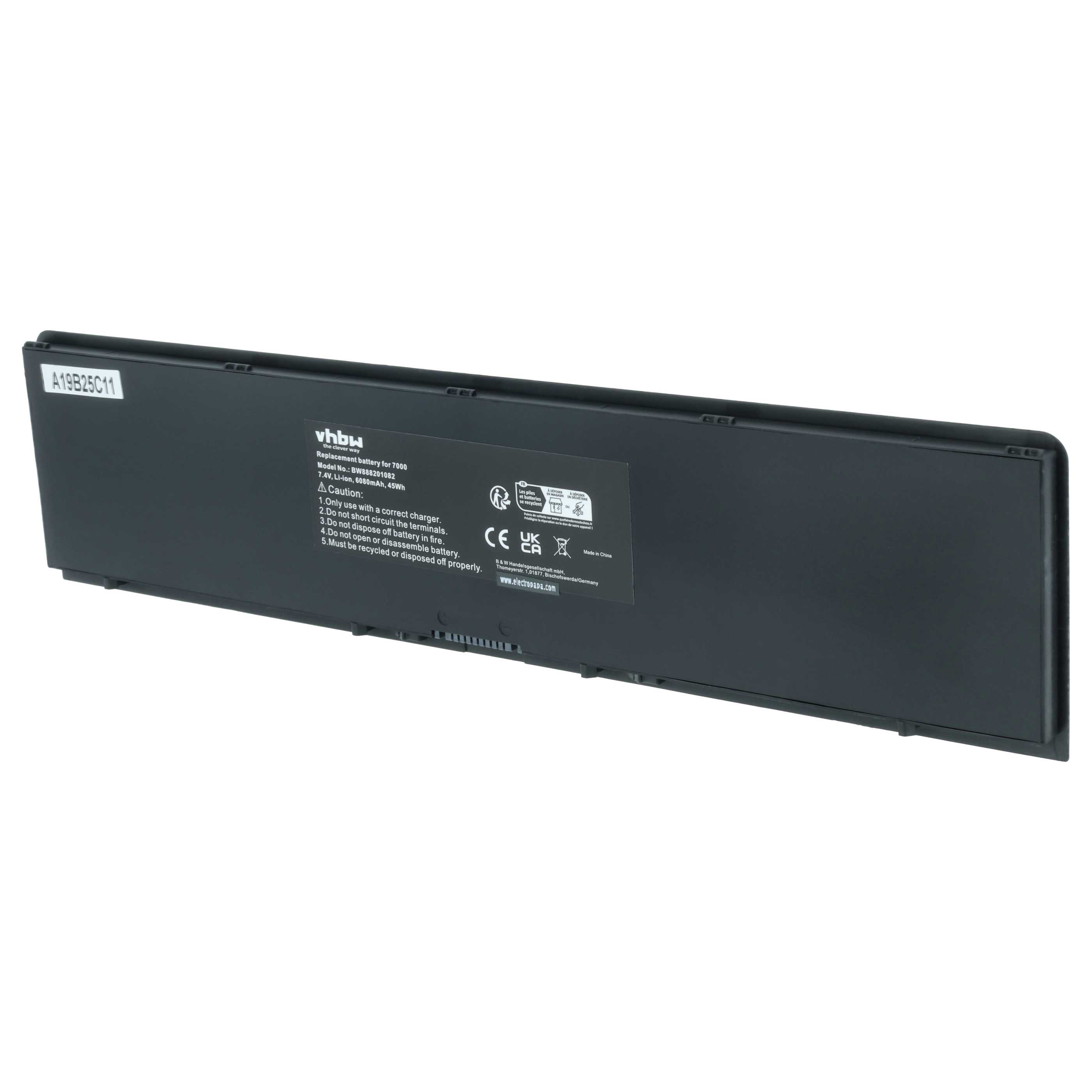 Akumulator do laptopa zamiennik Dell PFXCR, F38HT, 451-BBFY, 34GKR, 451-BBFT - 6080 mAh 7,4 V Li-Ion, czarny