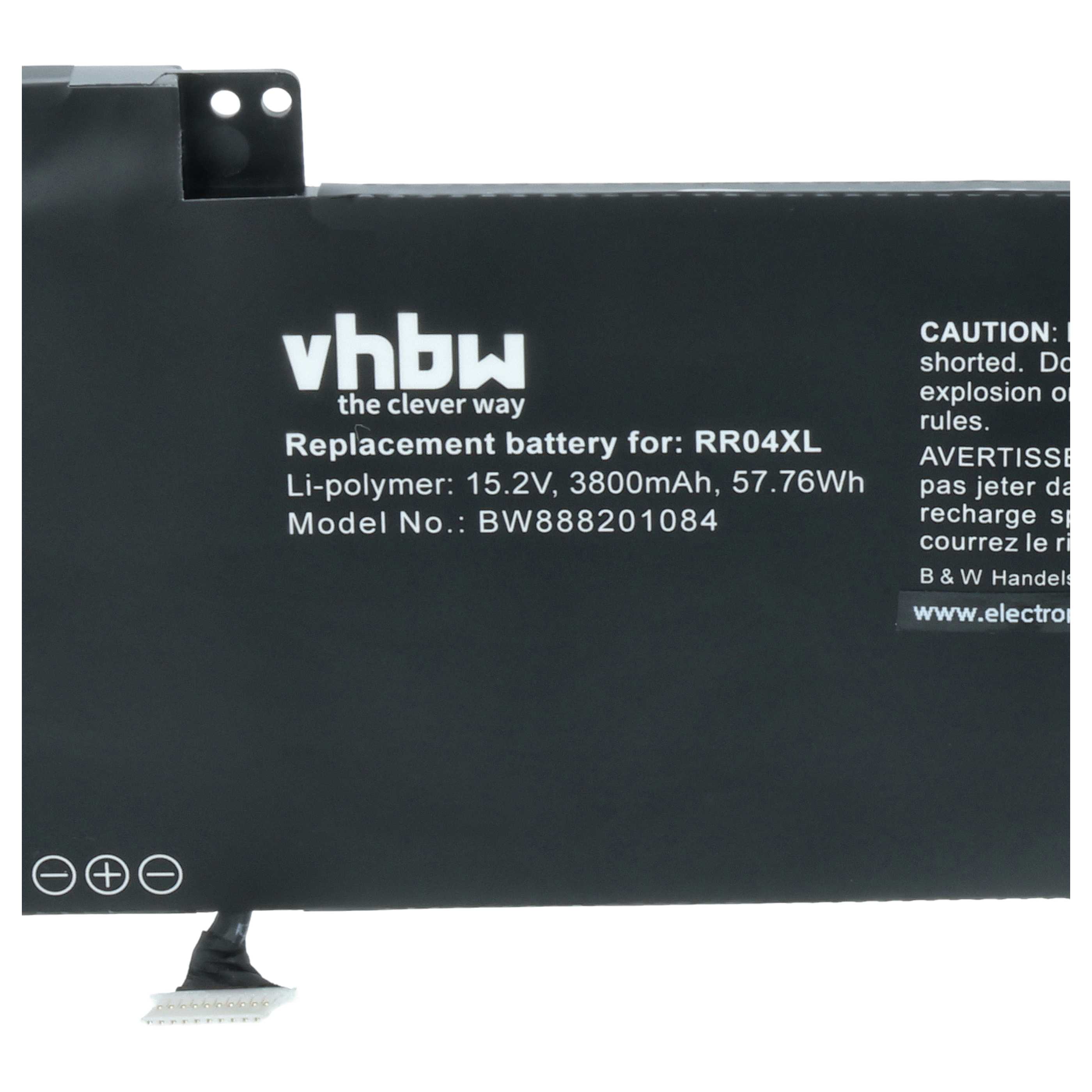 Akumulator do laptopa zamiennik HP 778961-421, 778978-005, 778951-421 - 3800 mAh 15,2 V Li-Ion, czarny