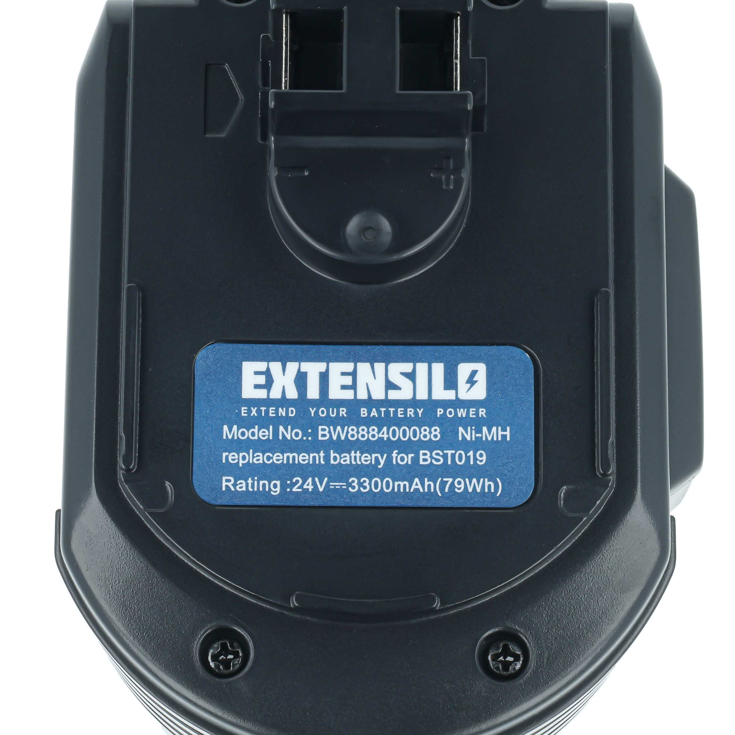 2x Battery replaces Bosch 2 607 335 082, 1617334082, 2607335082 Electric Power Tool - 3300 mAh, 24 V, NiMH