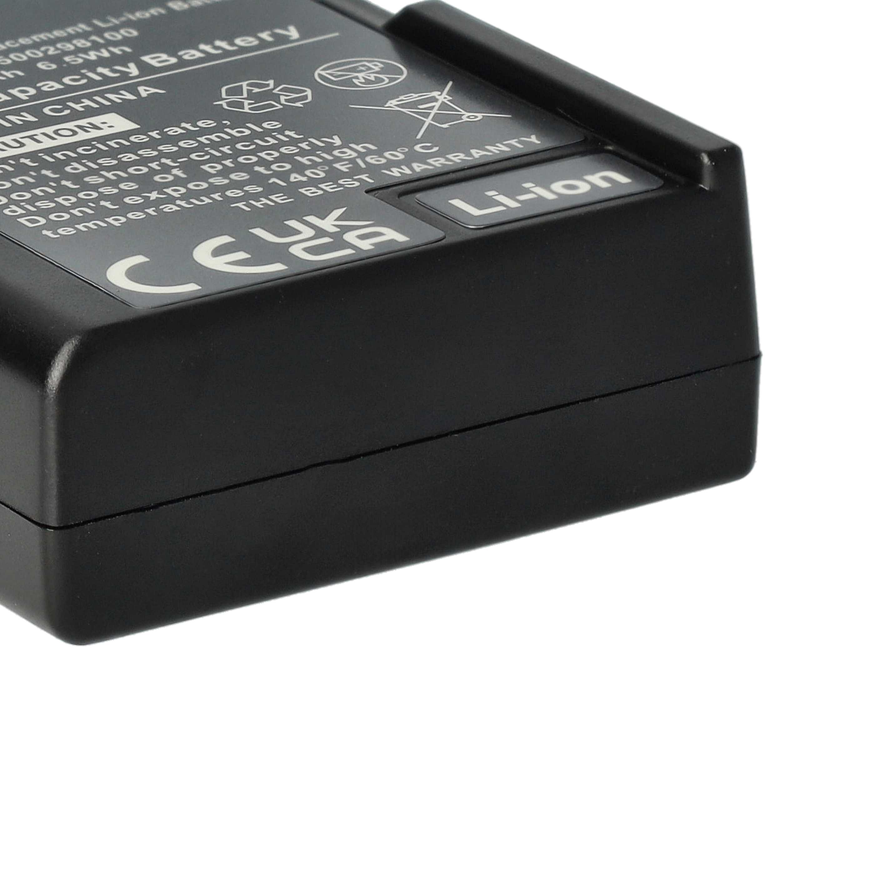 3x Battery replaces Nikon EN-EL9a, EN-EL9E, EN-EL9 - 900mAh, 7.2V, Li-Ion