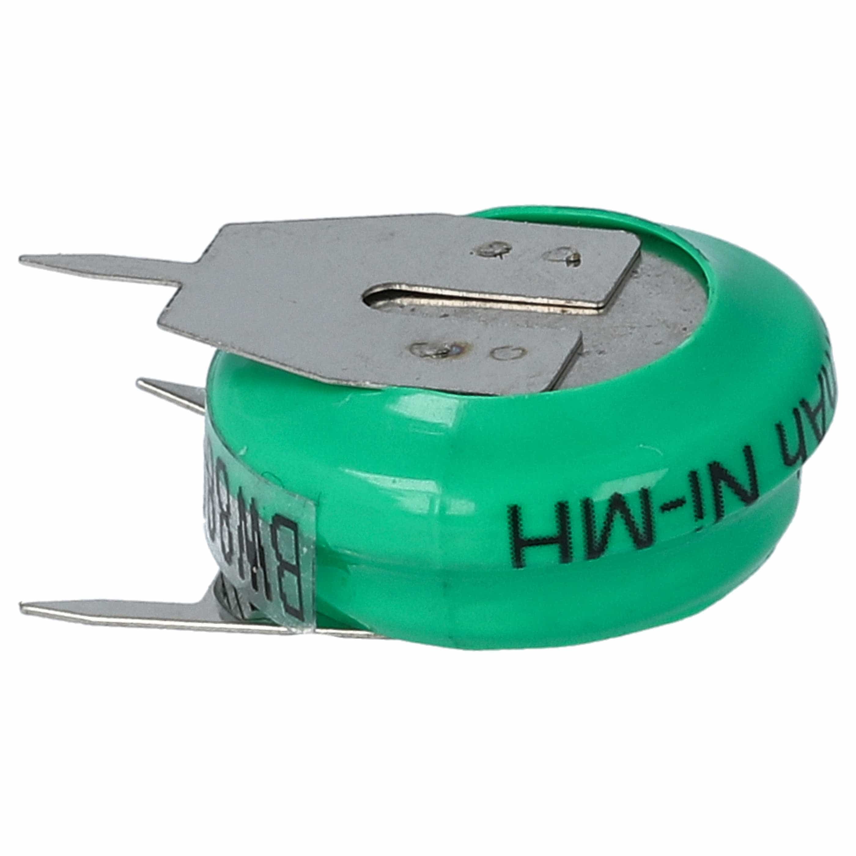 Button Cell Battery Type V80H 3 Pins for Model Building Solar Lamps etc. - 80 mAh 1.2 V NiMH