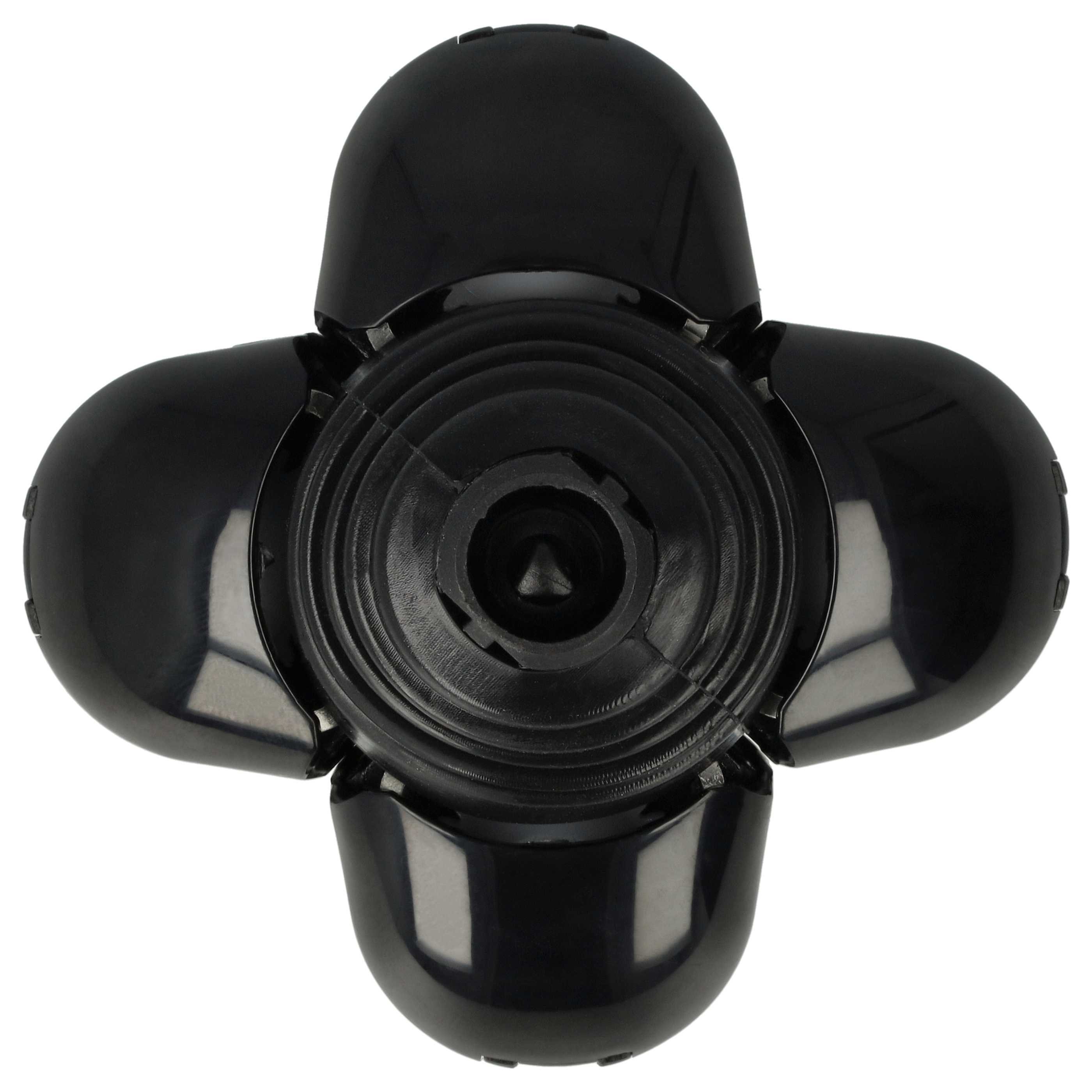 2x cabezales reemplaza Philips RQ12, RQ50, RQ12+, RQ40 para afeitadoras Philips - negro