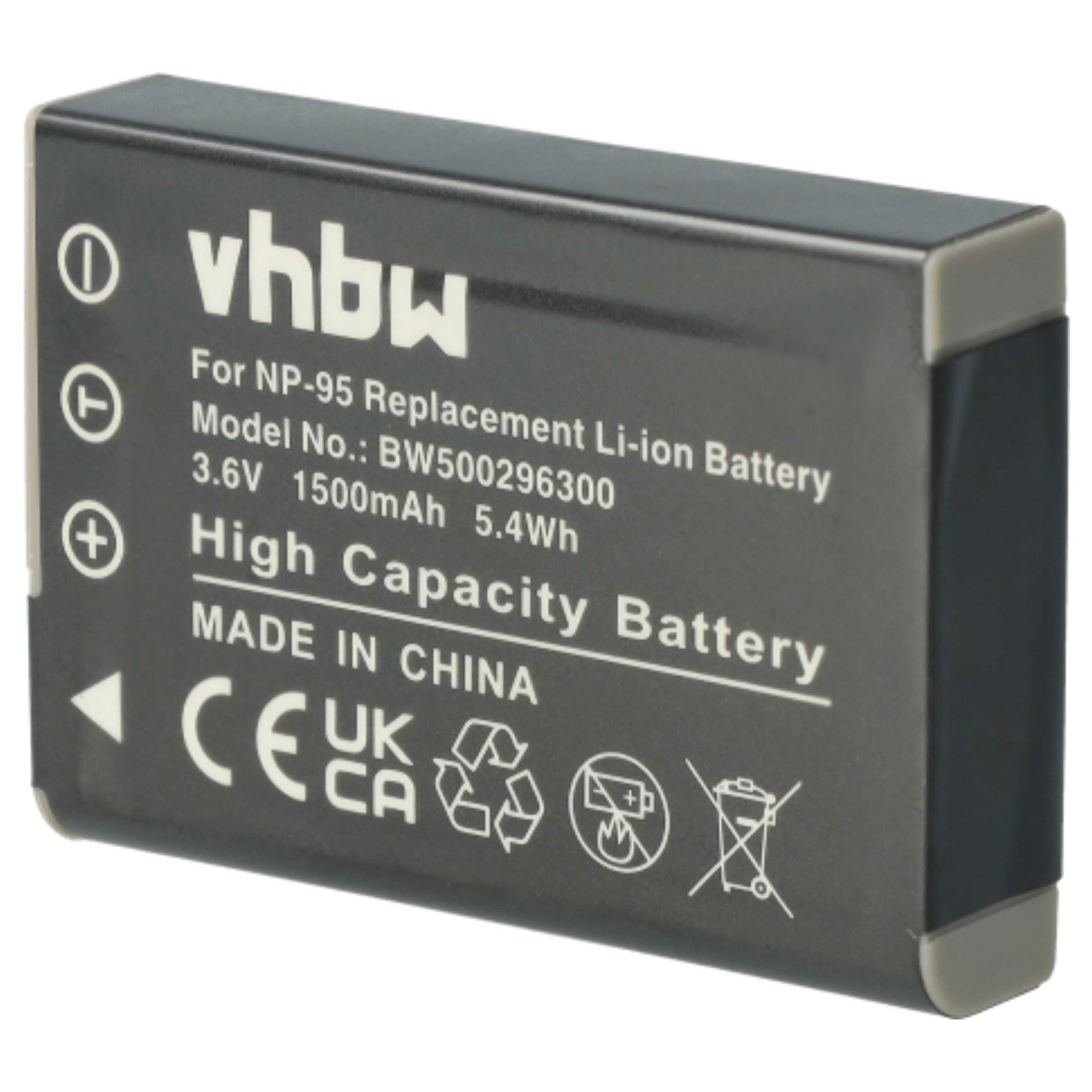 Battery Replacement for Ricoh DB-90 - 1500mAh, 3.6V, Li-Ion
