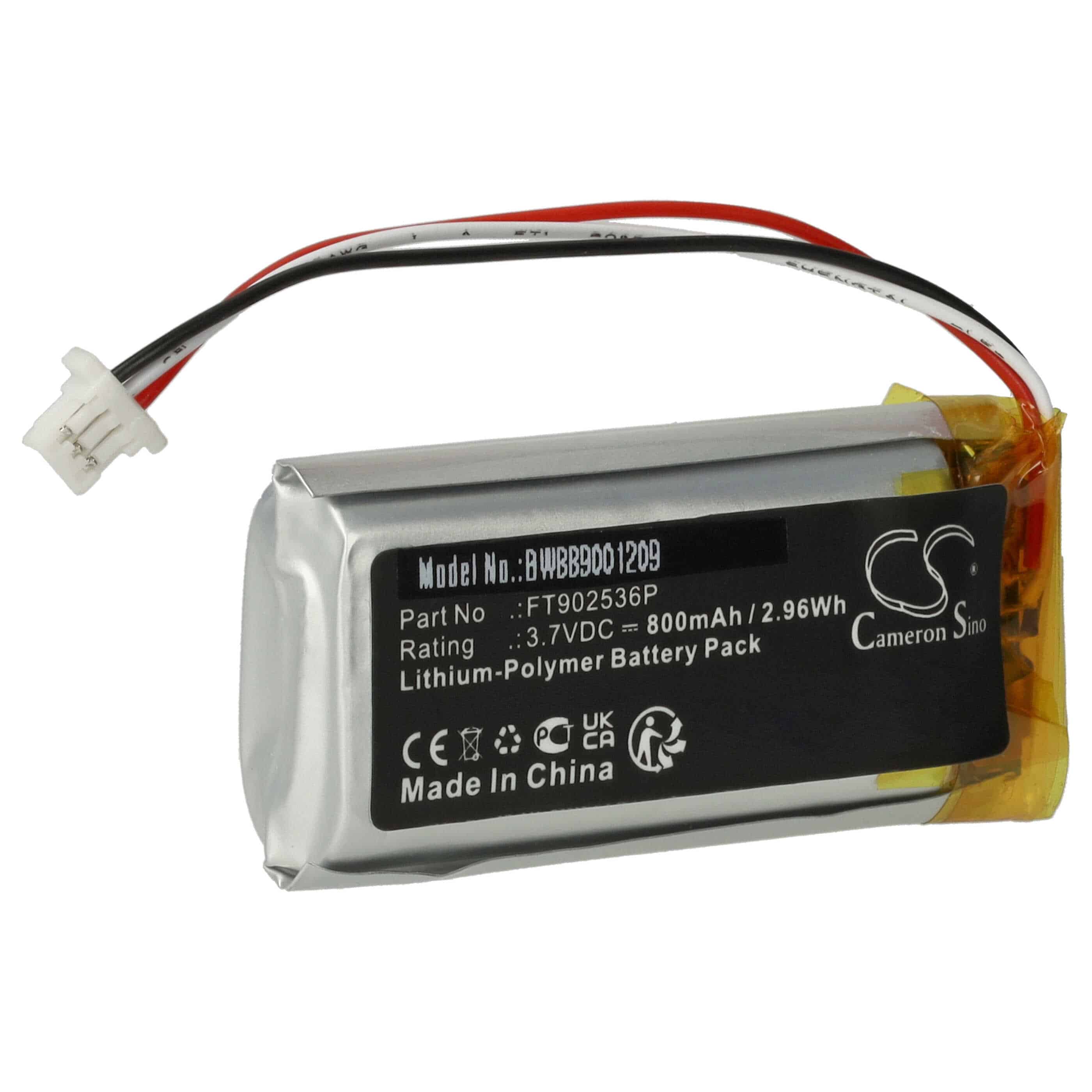 kabellose Maus-Akku als Ersatz für Asus FT902536P - 800mAh 3,7V Li-Polymer