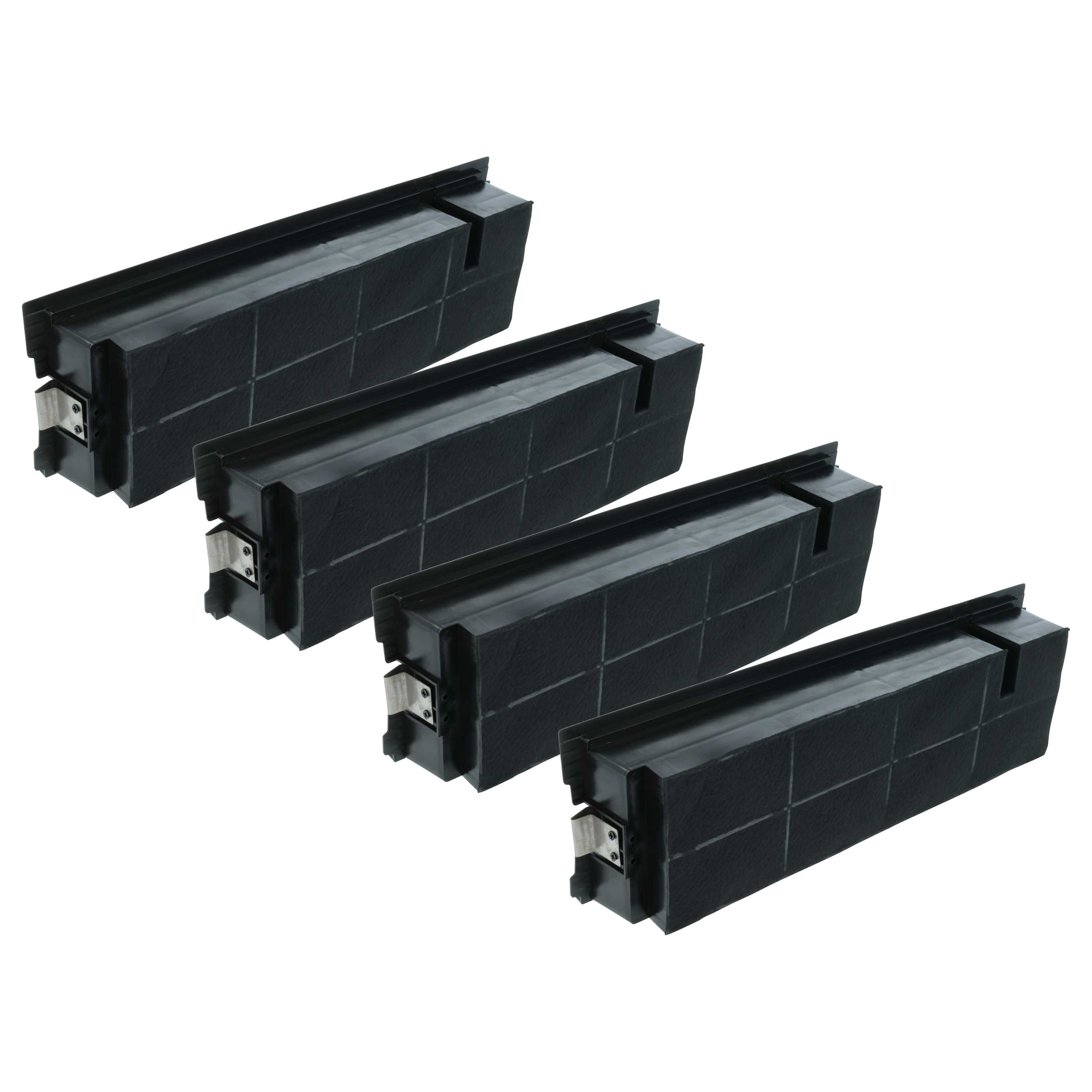 4x Filtres à charbon actif remplace AEG 9029865947, 9029801199, 4055356002, MCFE18 pour hotte Zanussi