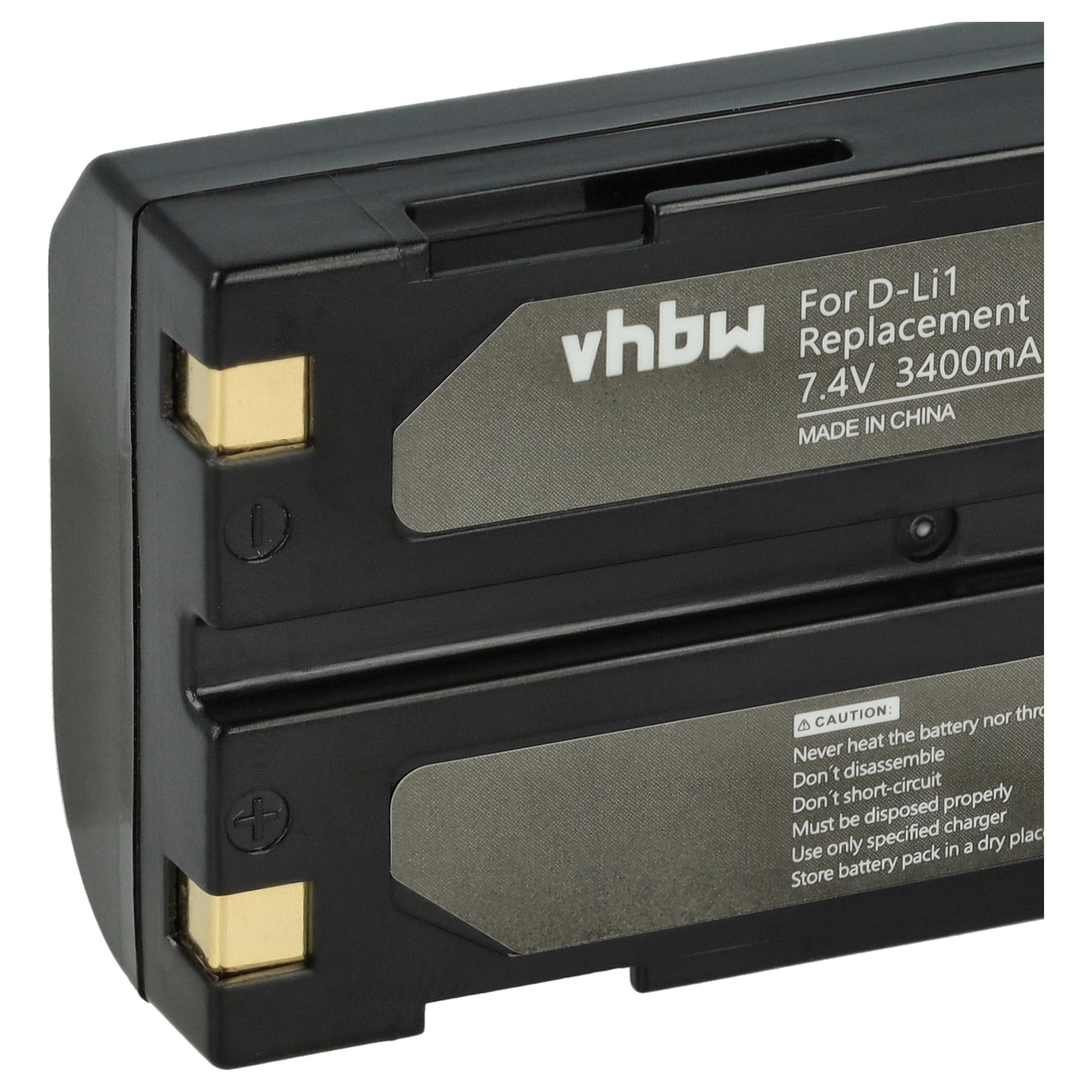 Kamera-Akku als Ersatz für CHC 1906110059 für Telxon - 3400mAh 7,4V Li-Ion