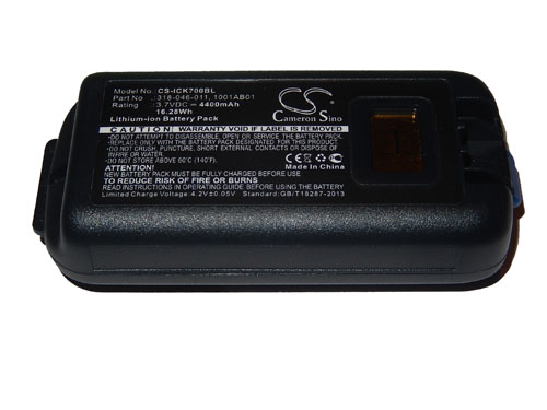 Mobile Computer Battery Replacement for Intermec 318-046-001, 1001AB02, 318-046-011, 1001AB01 - 4400mAh, 3.7V