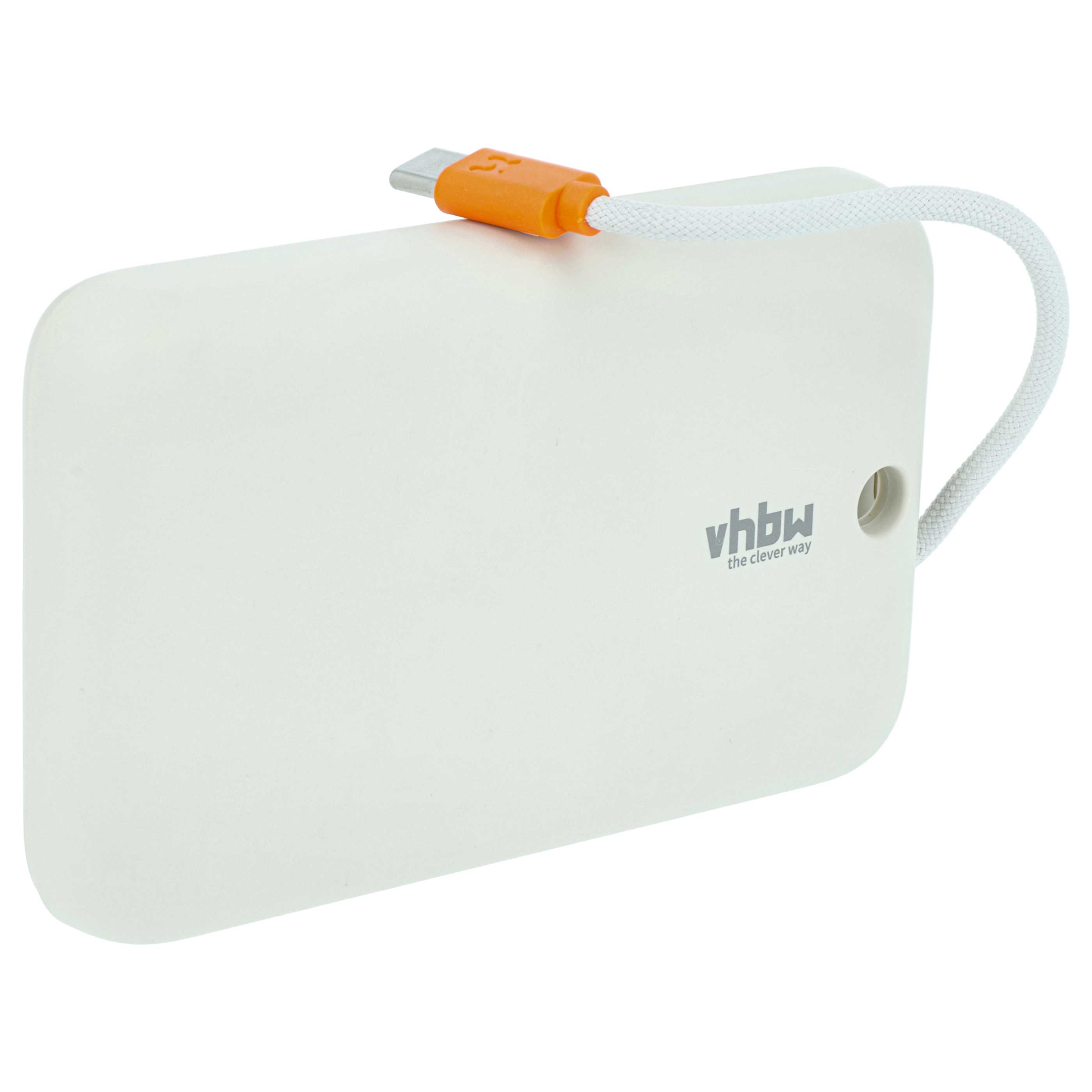 Magnetyczny bezprzewodowy powerbank 10000 mAh do np. iPhone, Samsung, Xiaomi - beżowy