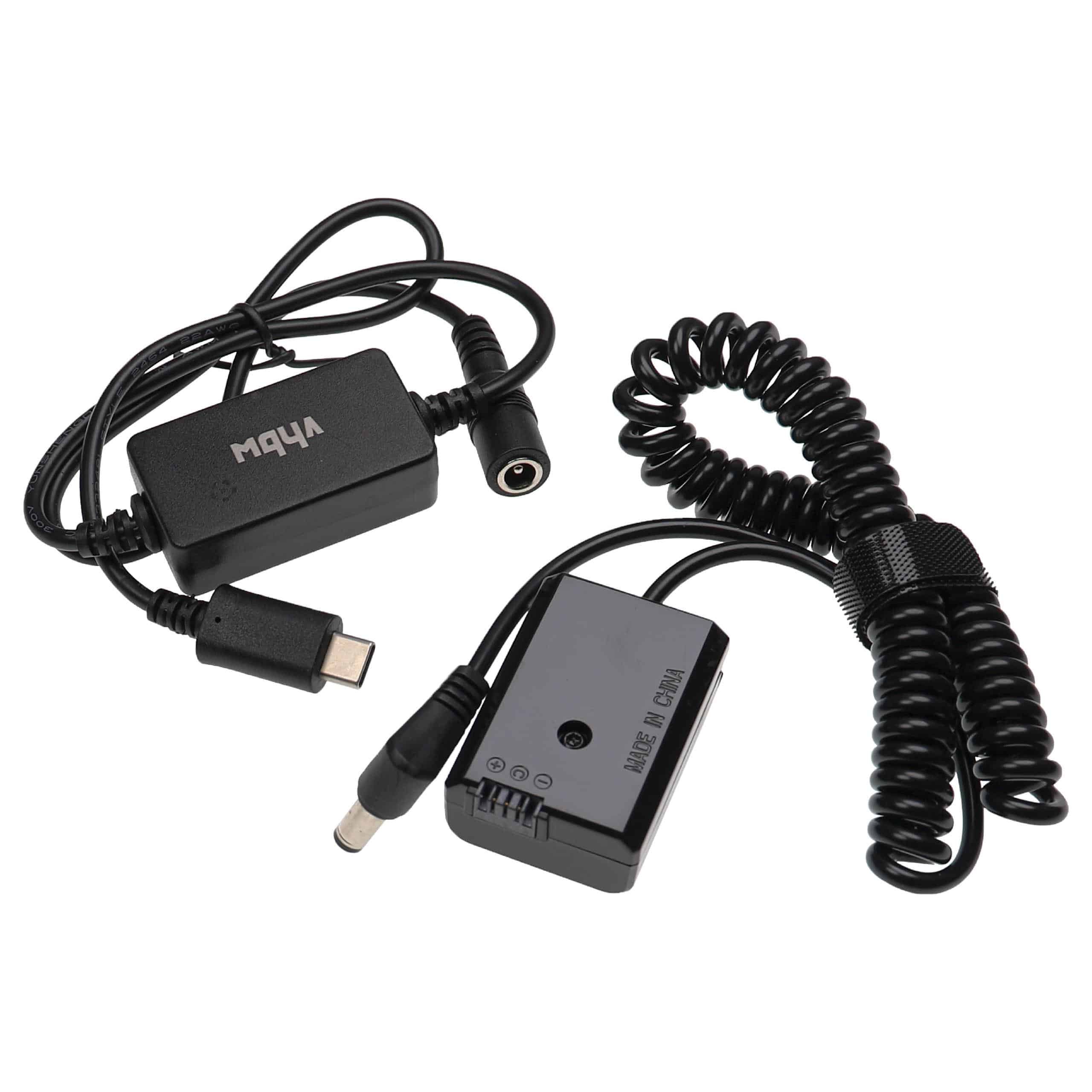 USB Netzteil als Ersatz für Sony AC-PW20 für Kamera + DC Kuppler ersetzt Sony NP-FW50