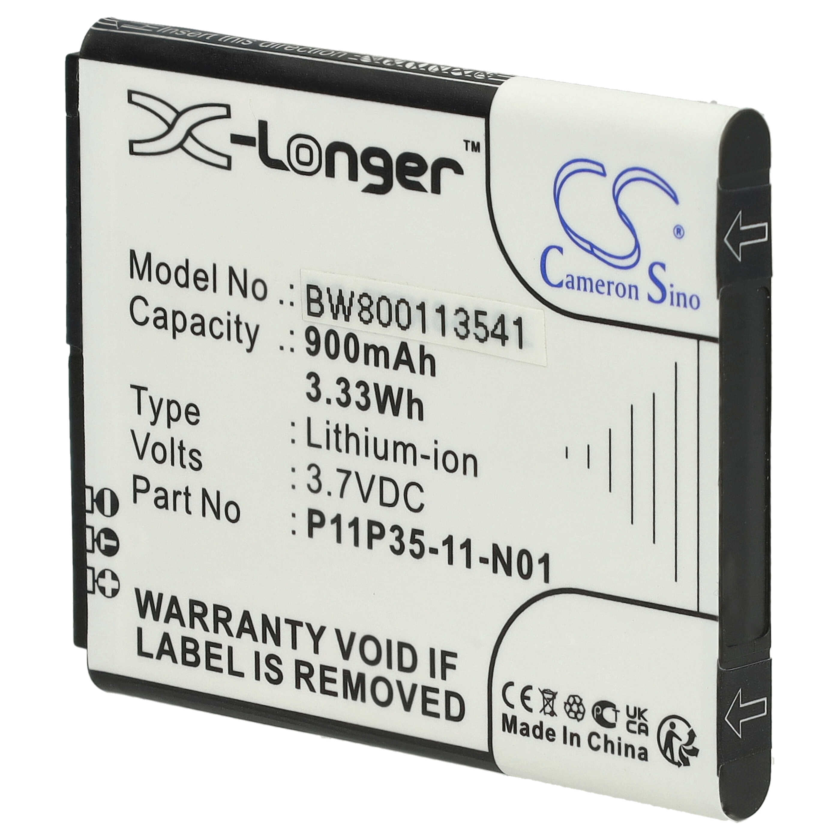 Batterie remplace Texas Instruments 3.7L12005SPA pour calculatrice - 900mAh 3,7V Li-ion