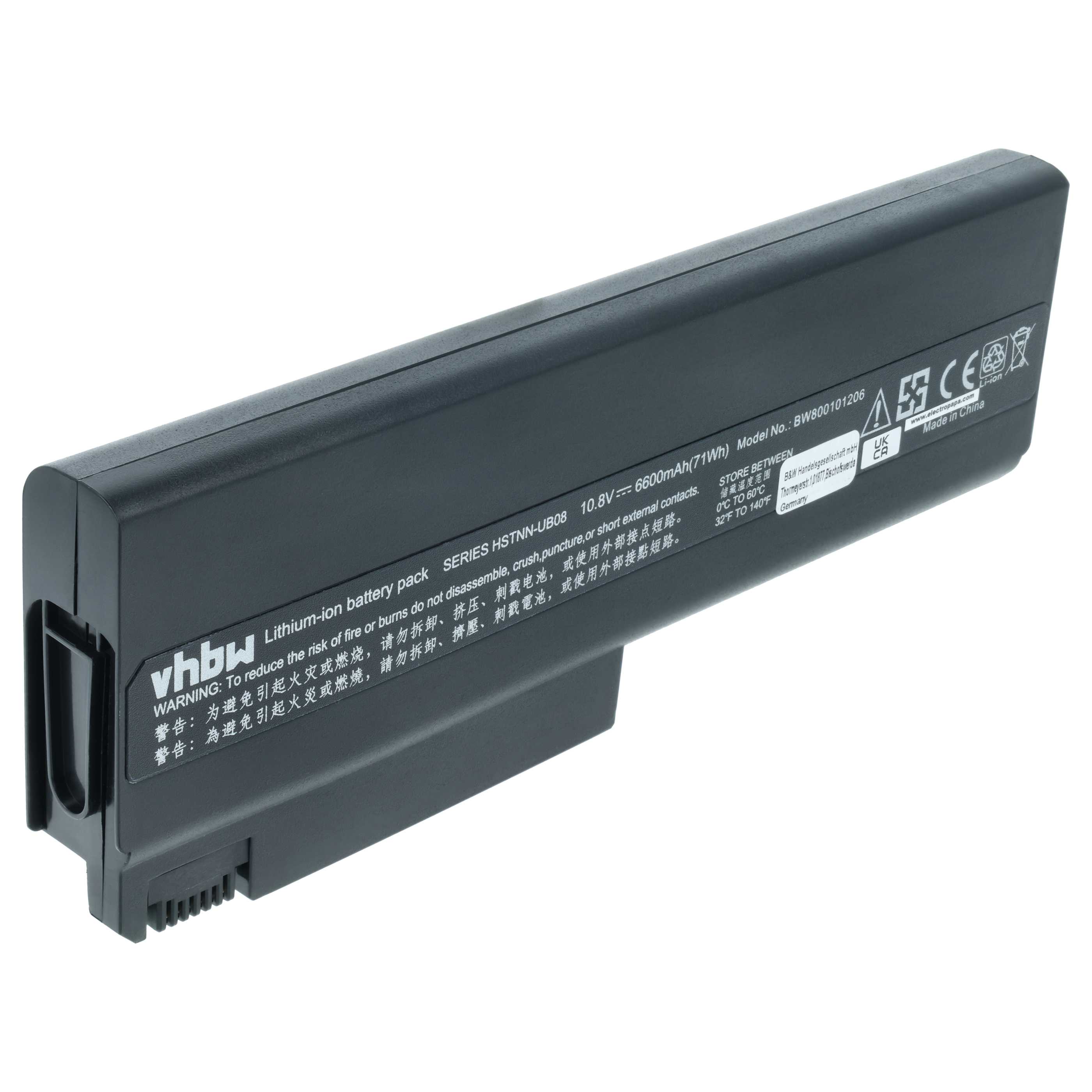 Akumulator do laptopa zamiennik HP 360483-003, 360483-004, 360483-001 - 6600 mAh 10,8 V Li-Ion, czarny