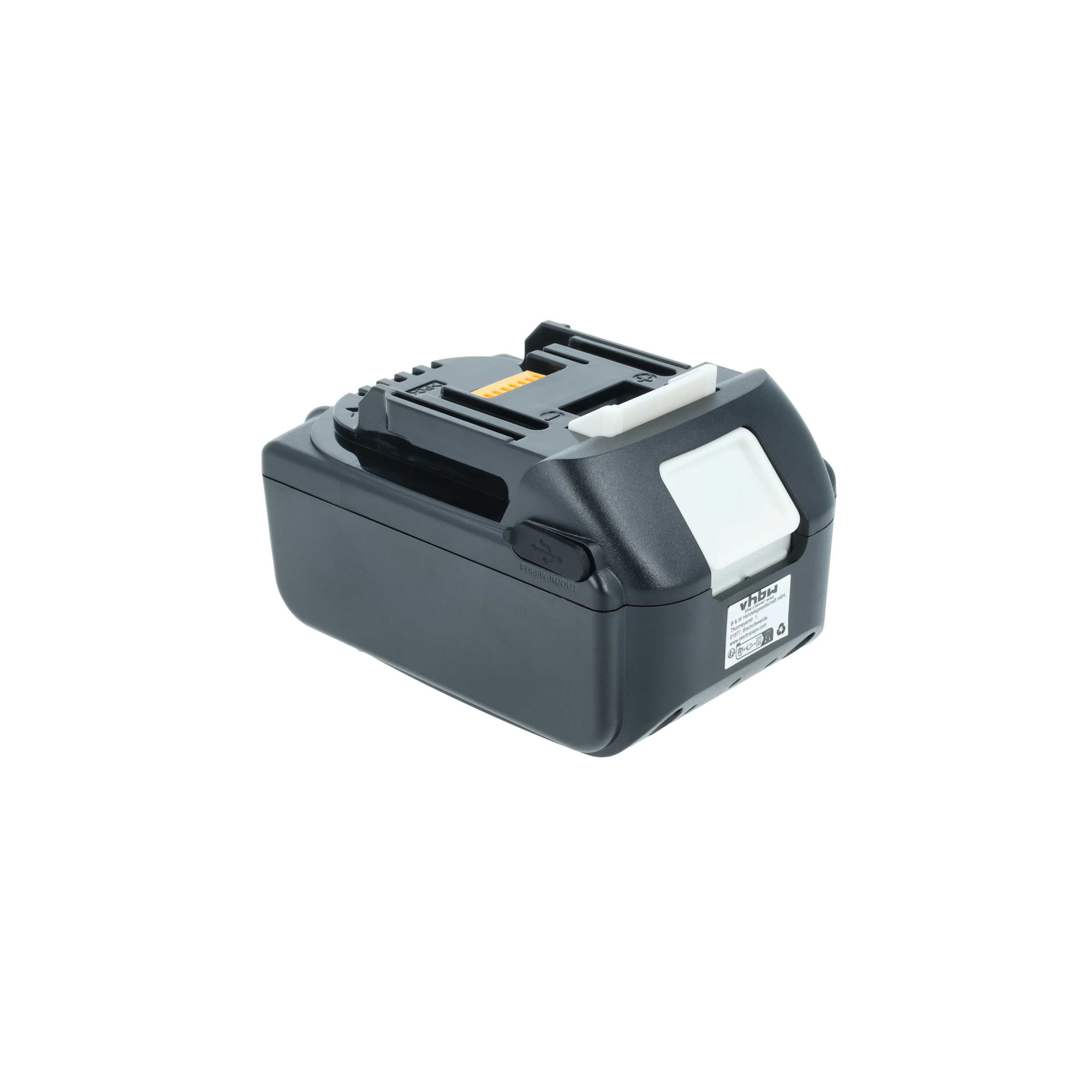 Battery replaces Makita BL1860B Electric Power Tool - 3000 mAh, 18 V, Li-Ion