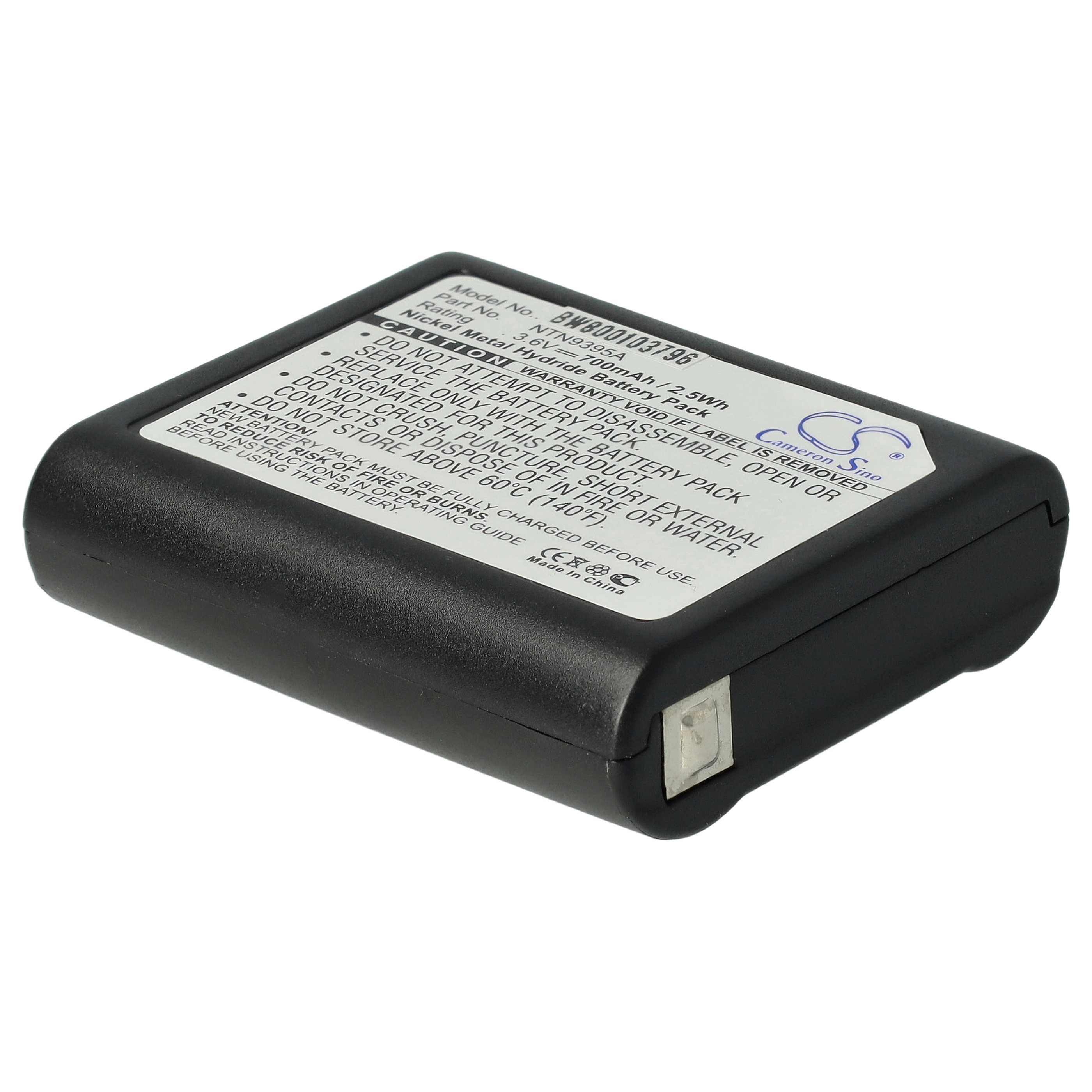 Radio 5x Battery replaces Motorola 1532, 56315, AP-4002H, 56318, AP-4002, 4002A, 53615 - 700 mAh 3.6 V NiMH
