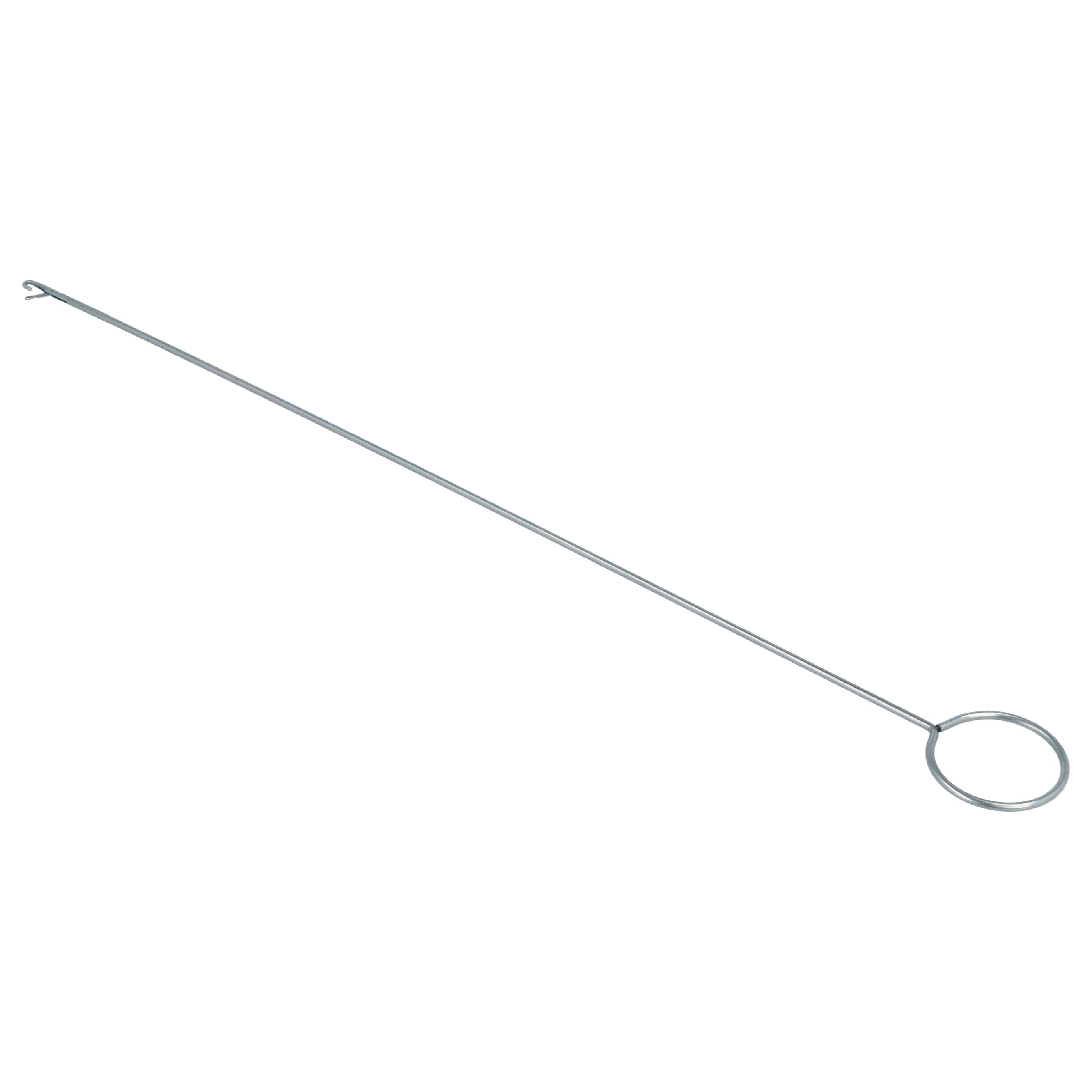 Igła do łapania oczek z haczykiem - 26,5 cm, metal