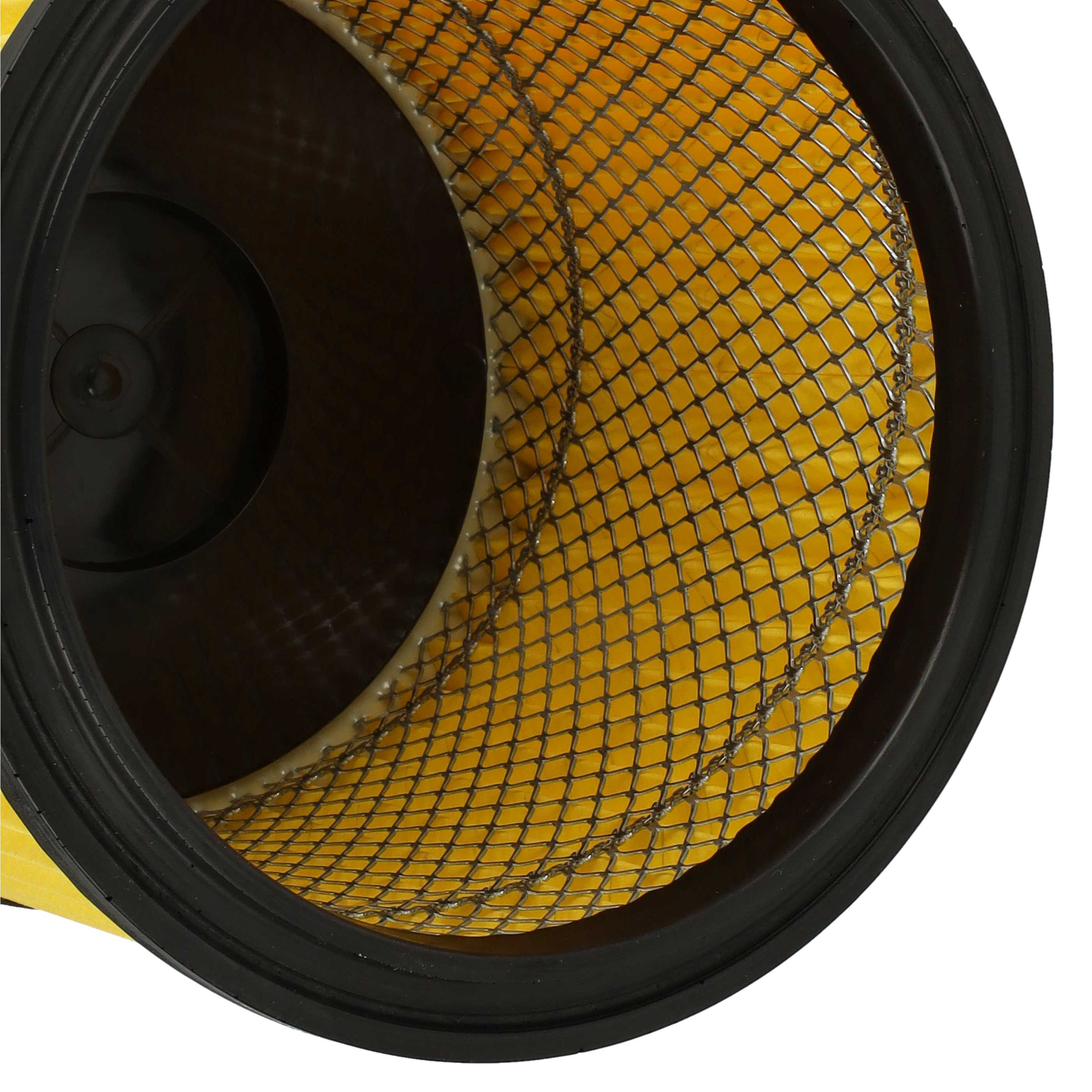 5x Filtercartridge filter replaces Einhell 23.511.10, 2351110 for Basic Vacuum Cleaner, yellow