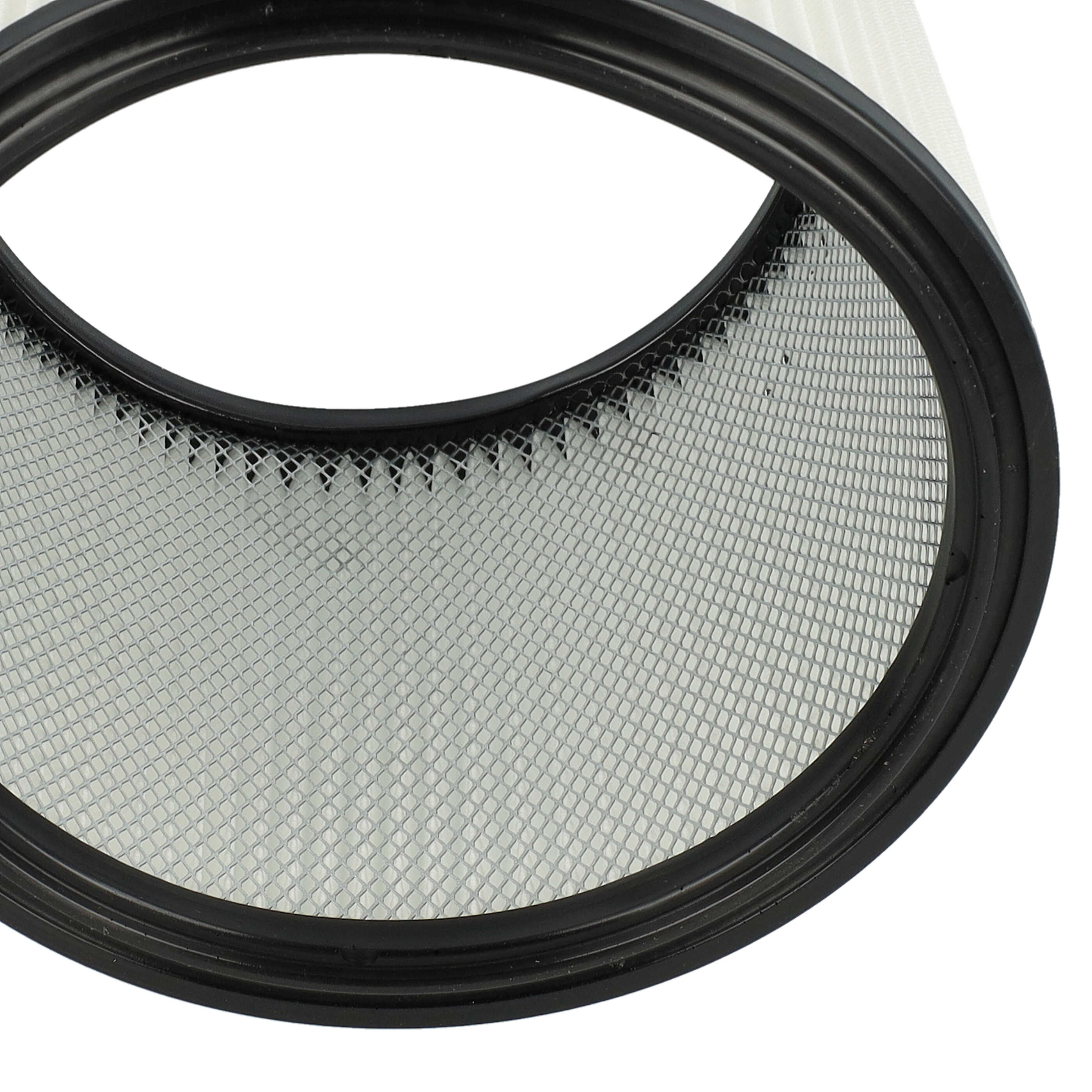 Filtercartridge filter replaces Starmix 413525, 4011240413525 for Starmix Vacuum Cleaner, black / white