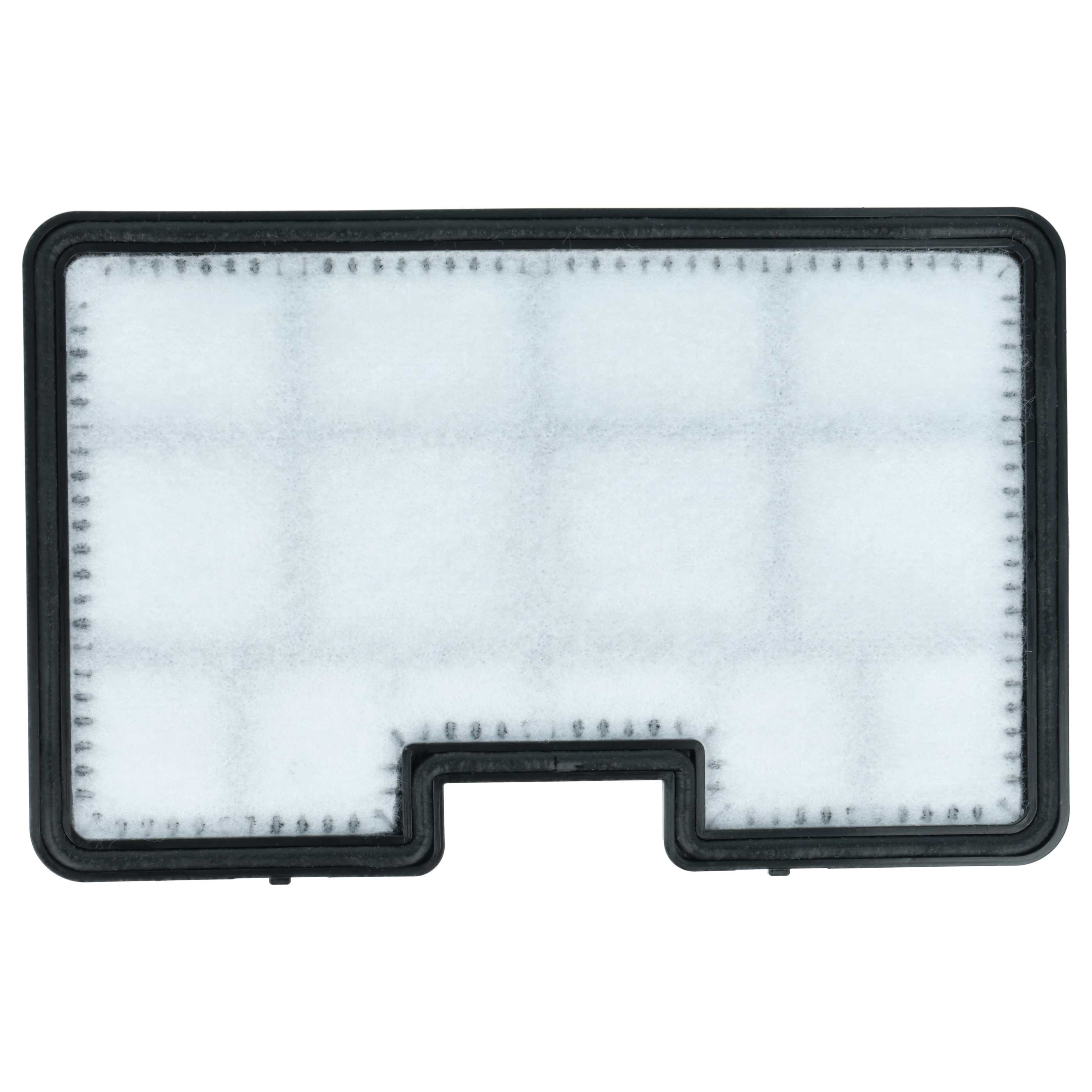 Set 4 filtros reemplaza Hanseatic 15705486 para aspiradora - filtro aire salida, filtro combi (HEPA + espuma)